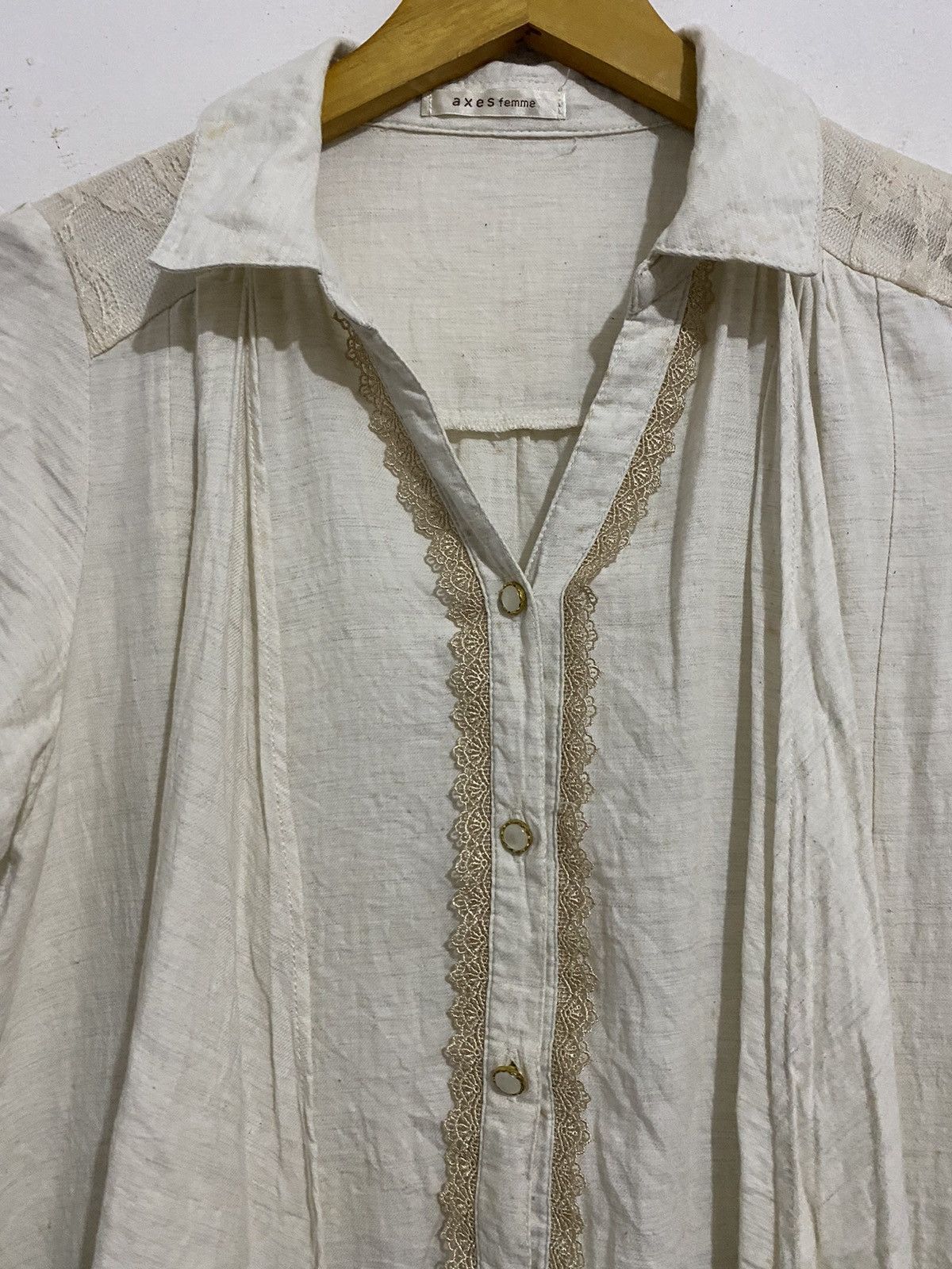 Japanese Brand 💸BINDINGOFFER💸Axesfemme japanese gothic styled shirt Size US M / EU 48-50 / 2 - 6 Thumbnail