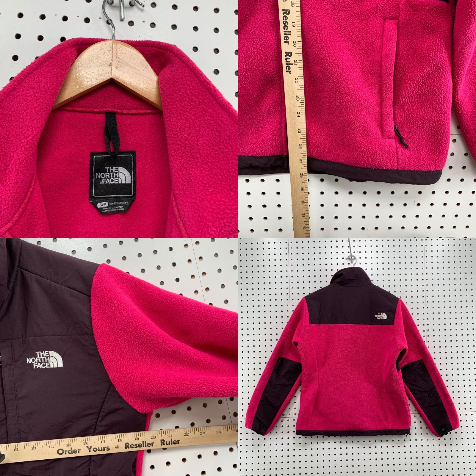 The North Face VINTAGE The North Face Denali Jacket Womens Small Full Zip Pink Fleece Long Sleeve Coat Size S / US 4 / IT 40 - 8 Thumbnail