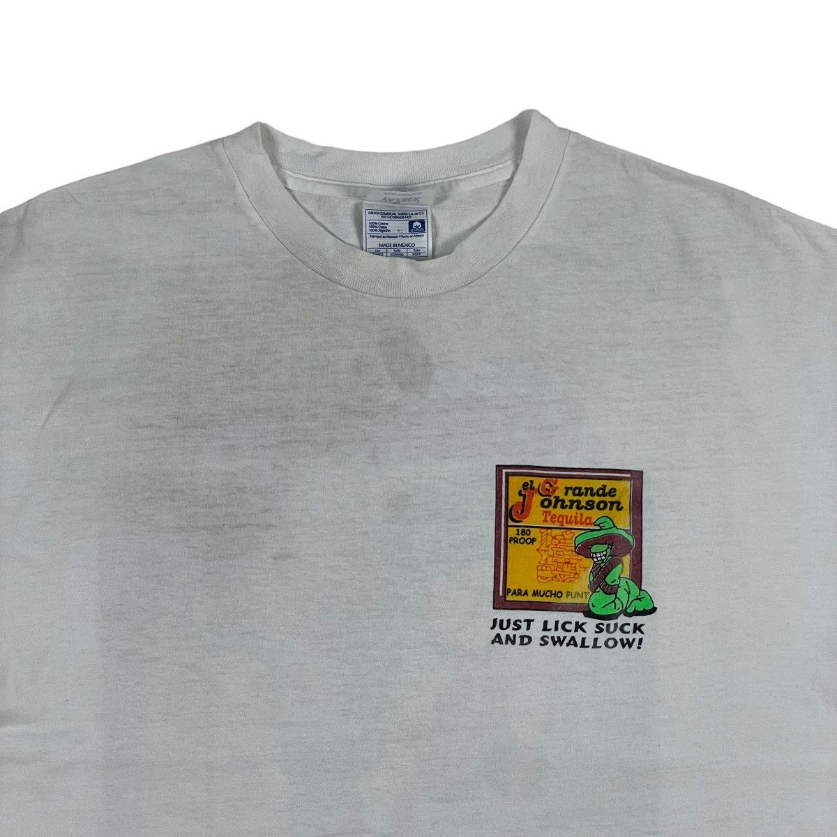 Mexican Threads VTG El Grande Mexico Lick Suck And Swallow Tee Size US XL / EU 56 / 4 - 3 Thumbnail