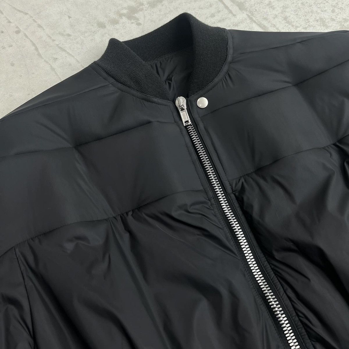 Rick Owens Rick Owens SS23 Woven Padded Girdered Geth Bomber Jacket Size US M / EU 48-50 / 2 - 3 Thumbnail