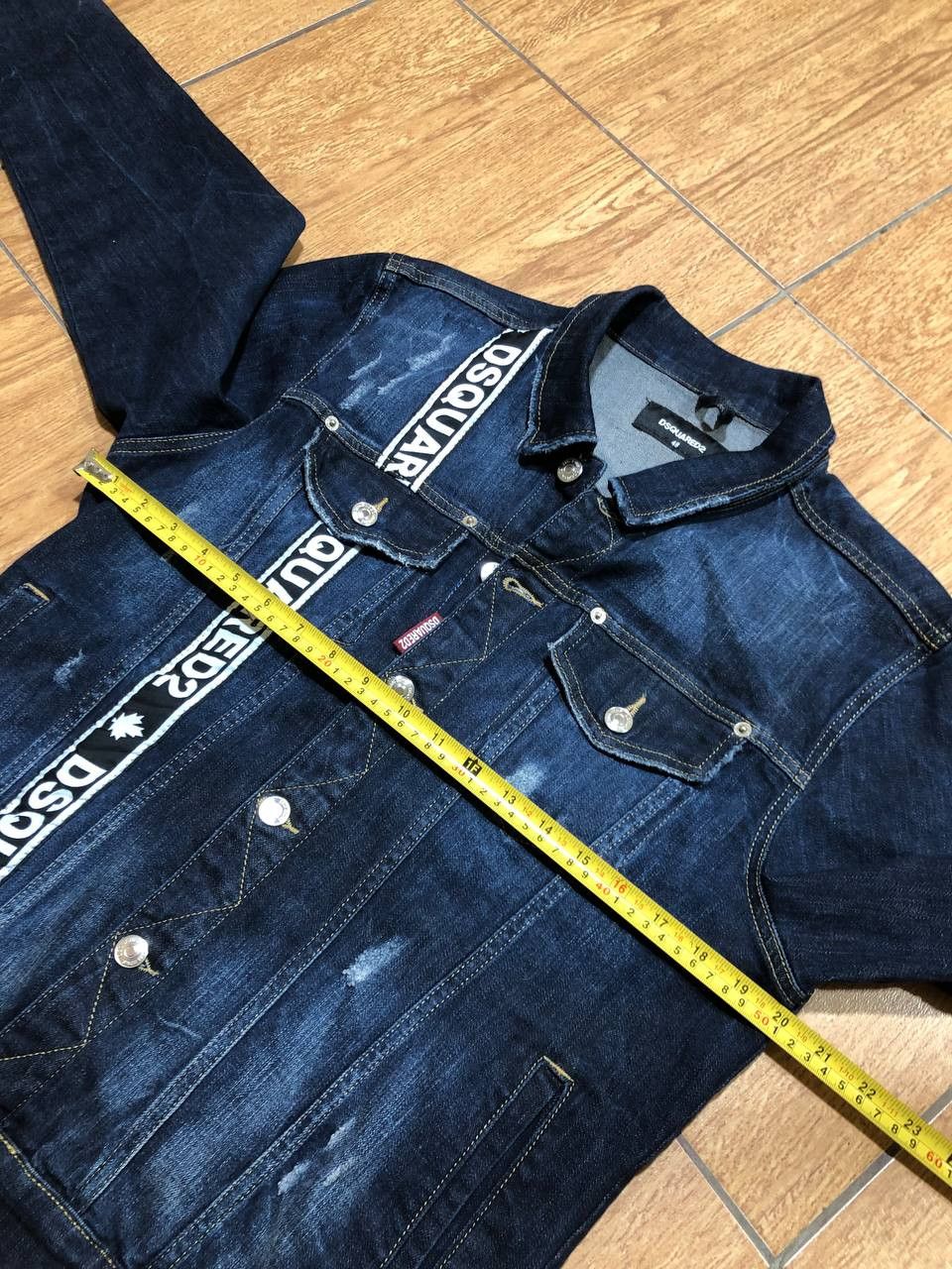 Dsquared2 DSQUARED2 JEAN DENIM JACKET SLIM FIT Size US M / EU 48-50 / 2 - 5 Thumbnail