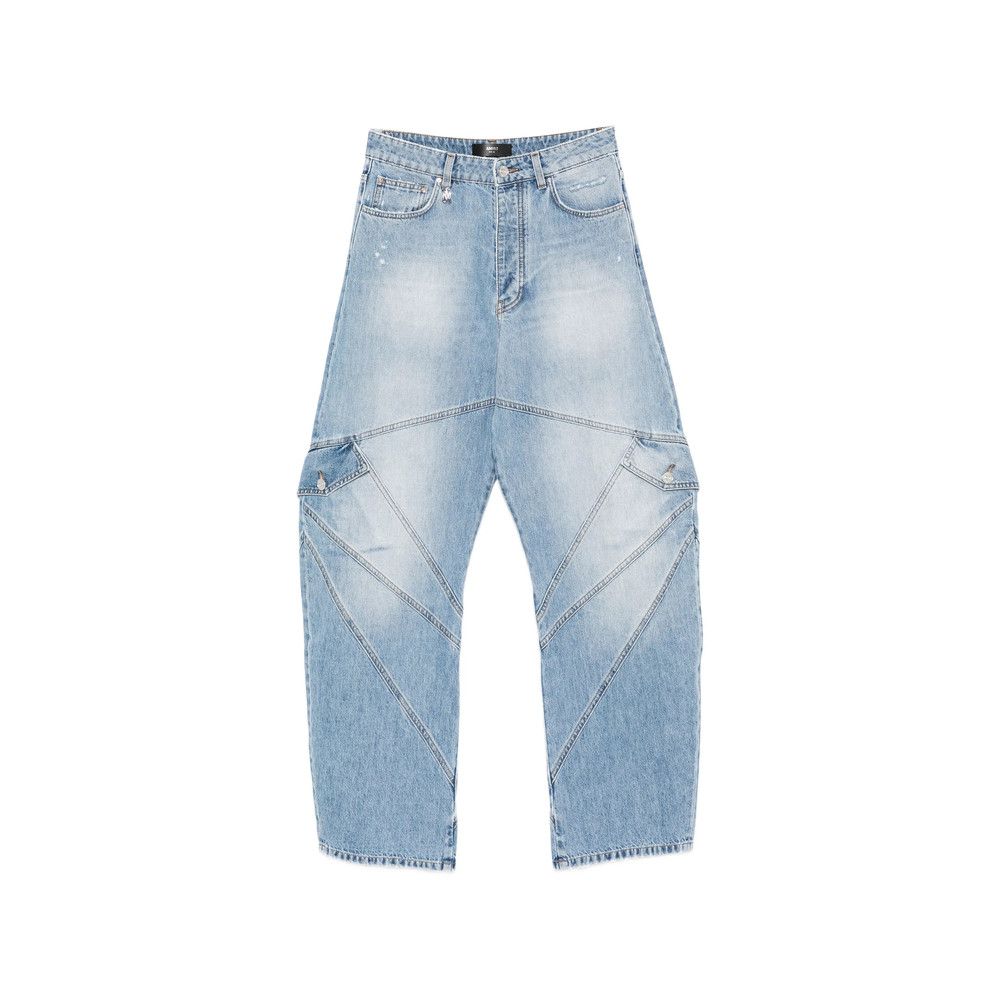 Amiri Amiri BLUE Denim - Loose-Fit Jeans Size US 27 - 1 Thumbnail