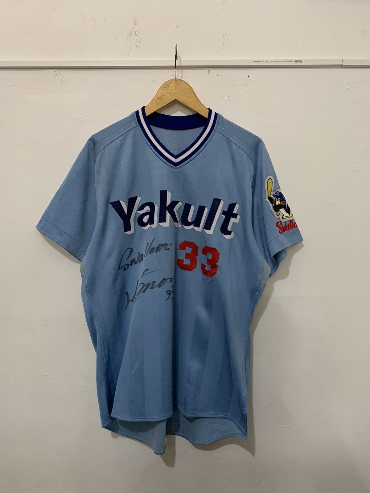 Other VINTAGE JERSEY BASEBALL “Tokyo yakult swallow” Size US XL / EU 56 / 4 - 1 Thumbnail