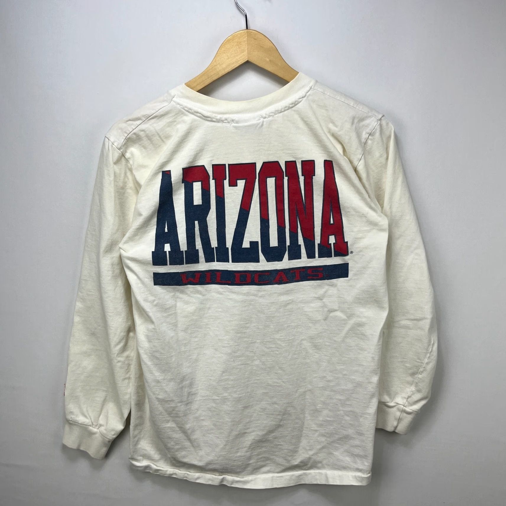 Vintage VINTAGE Arizona Wildcats Shirt Long Sleeve M White Mens 90s Size US M / EU 48-50 / 2 - 3 Thumbnail