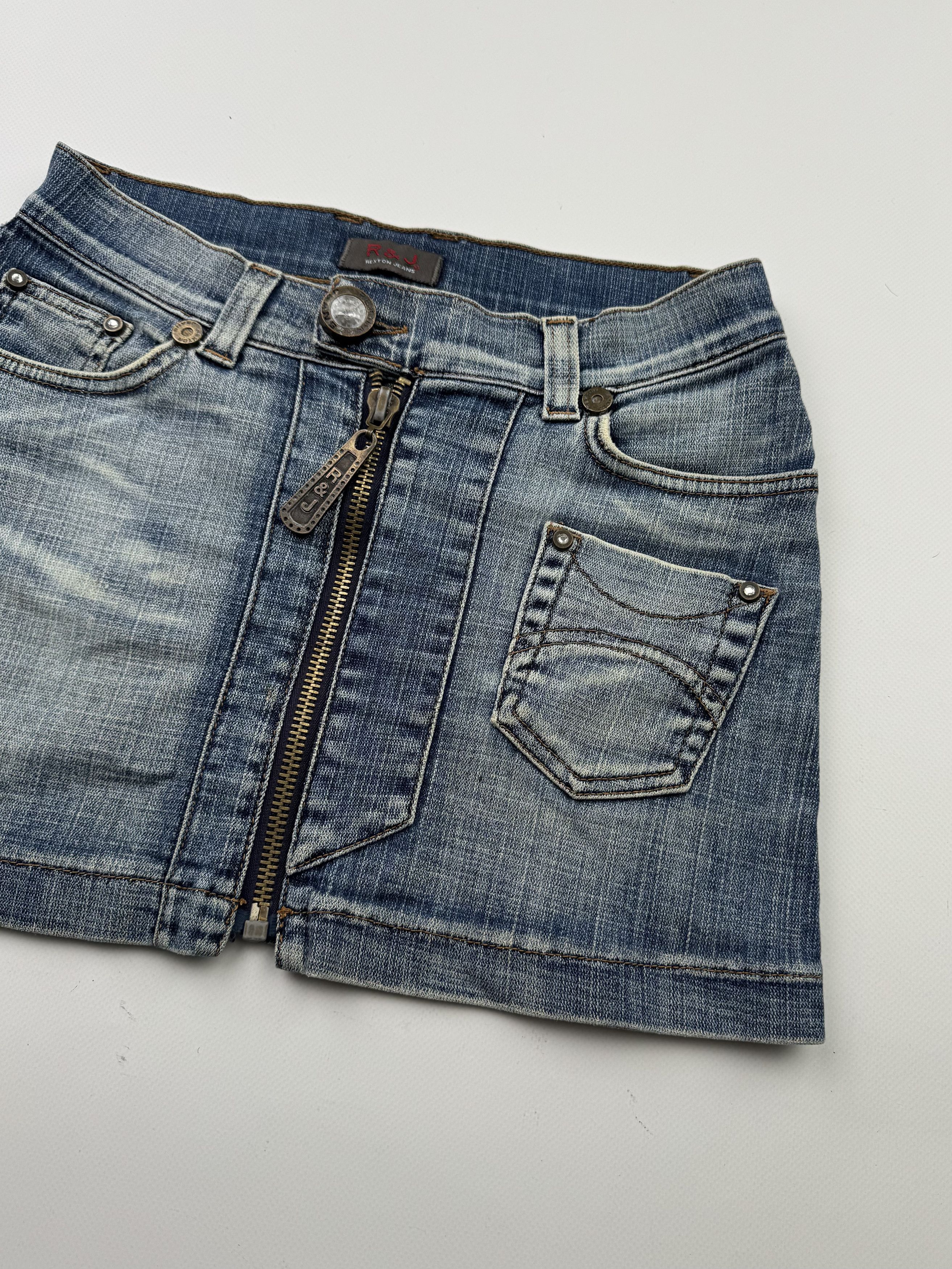 Vintage Vintage Mini Skirt B533 E2(V448) Size 28" / US 6 / IT 42 - 3 Thumbnail
