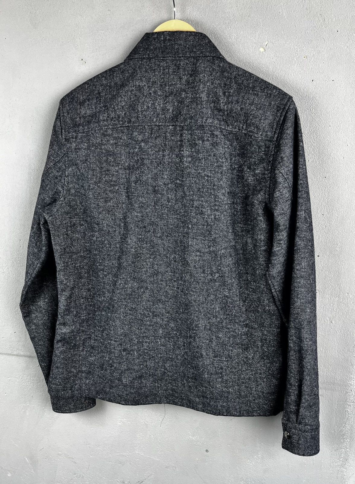 Reiss REISS Noah Drawn Finish Zip Through Overshirt Size US M / EU 48-50 / 2 - 8 Thumbnail