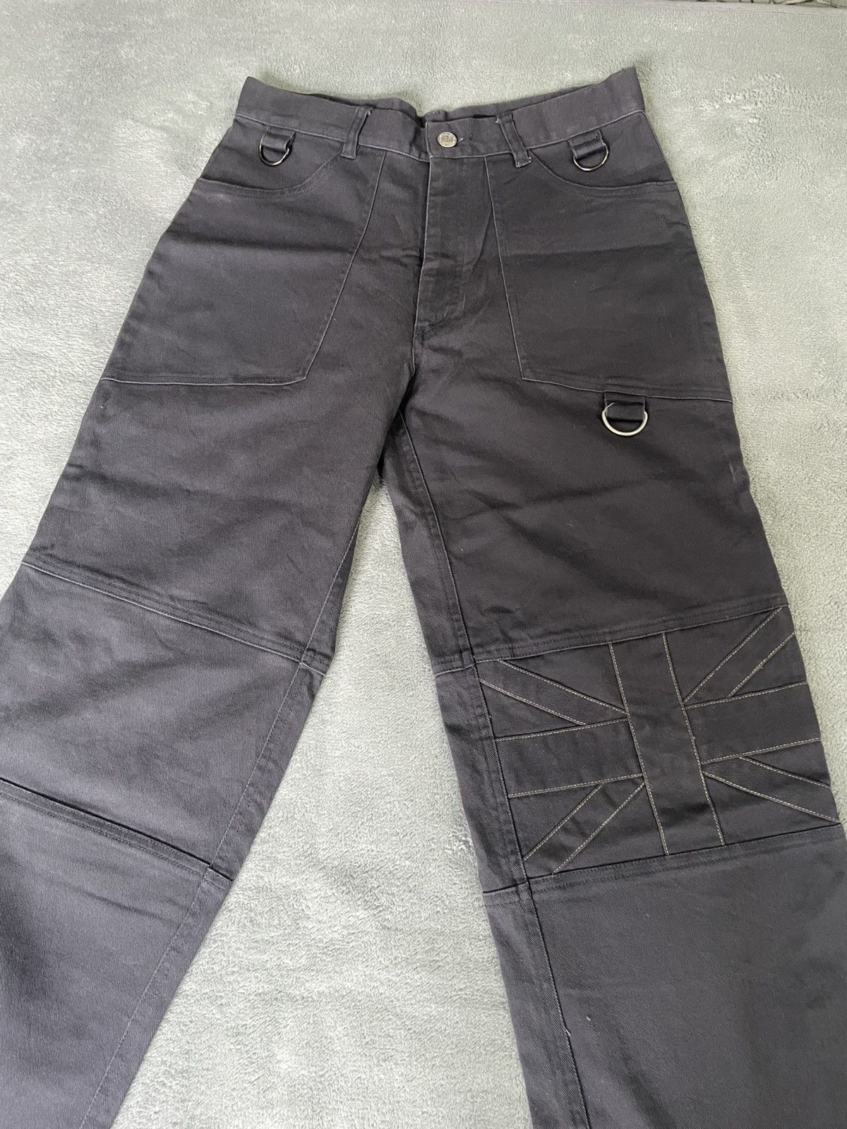 Japanese Brand SLASH NUMBER PUNK BONDAGE STYLE PANT Size US 28 / EU 44 - 10 Thumbnail