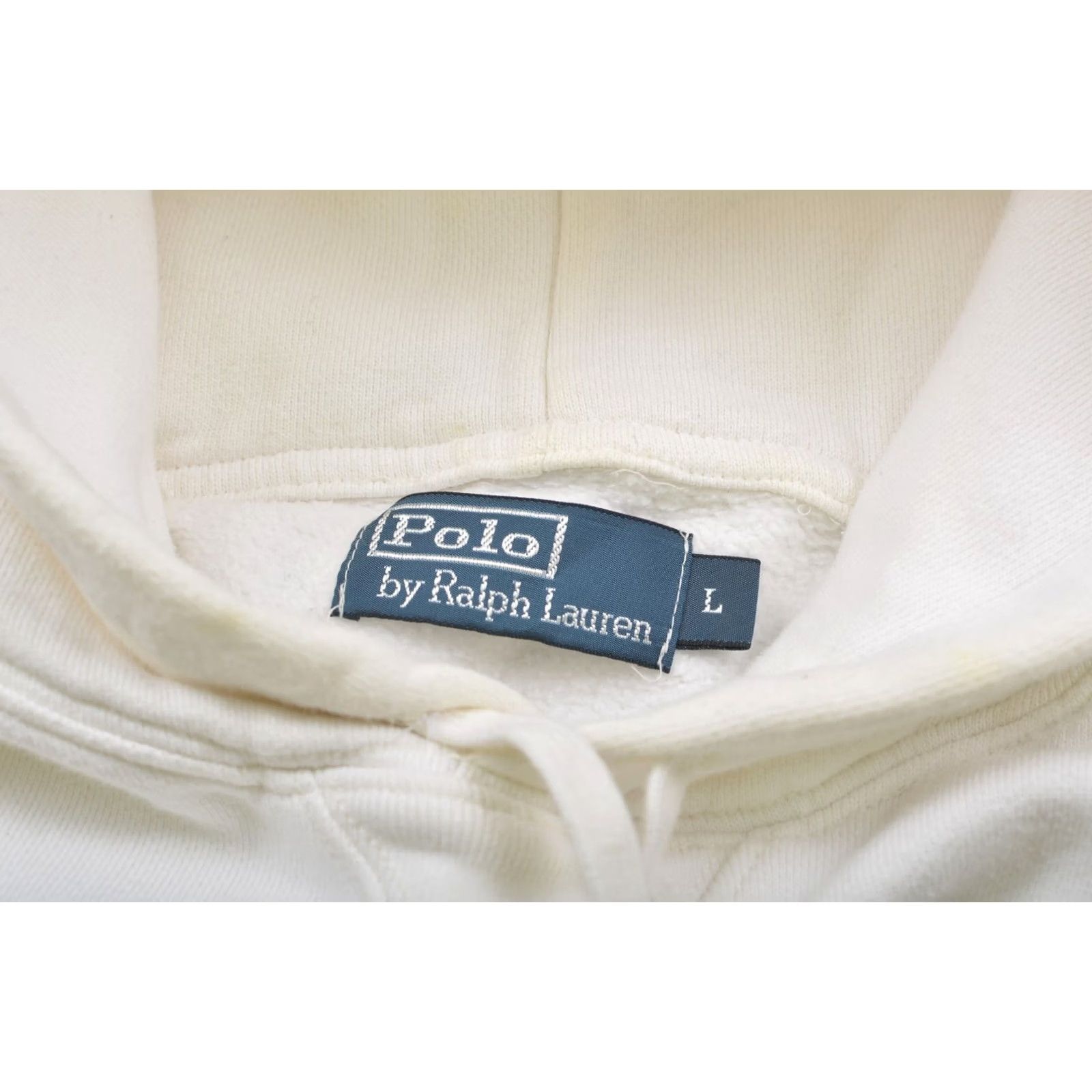 Polo Ralph Lauren PRL Polo Ralph Lauren Vintage White Pullover Hoodie Hoody #3 Size L Mens Hoodie White Pullover Vintage 3 XL? Size US L / EU 52-54 / 3 - 6 Thumbnail