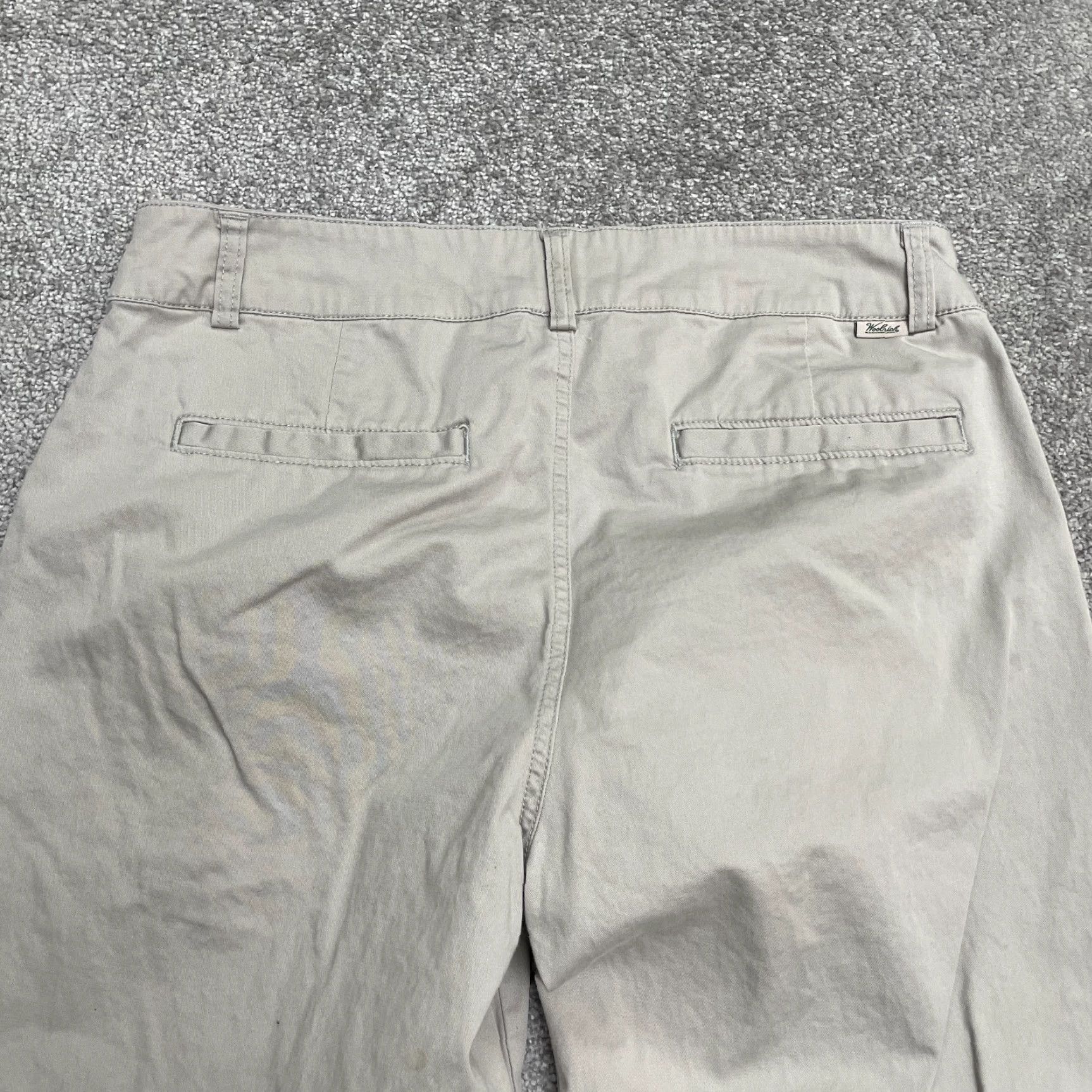 Vintage Woolrich Pants Womens 4 Capri Brown 31x18 Mid Rise Straight Leg Casual Outdoor Cotton Blend Canvas Size 27" / US 4 / IT 40 - 7 Thumbnail