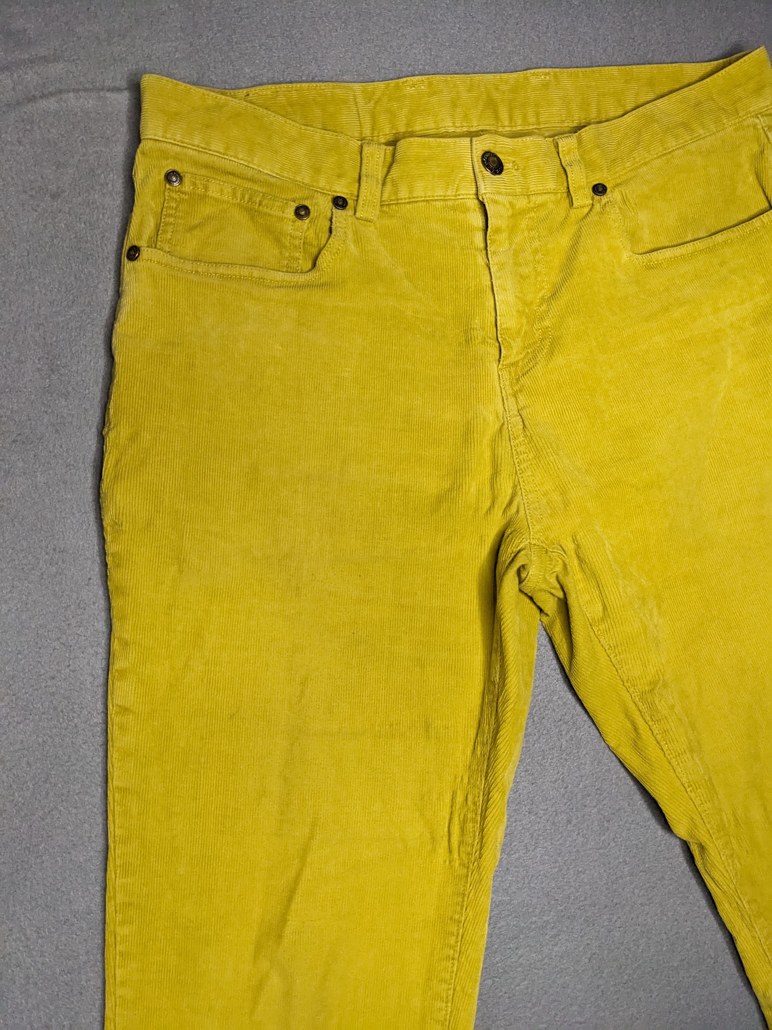Brooks Brothers Brooks Brothers Mens Corduroy Pants 34x29 Mustard Straight Size US 34 / EU 50 - 4 Thumbnail