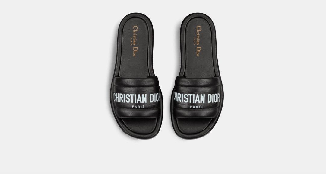 Dior o1w1db10924 Every-D Slides in Black Size US 6 / IT 36 - 3 Thumbnail