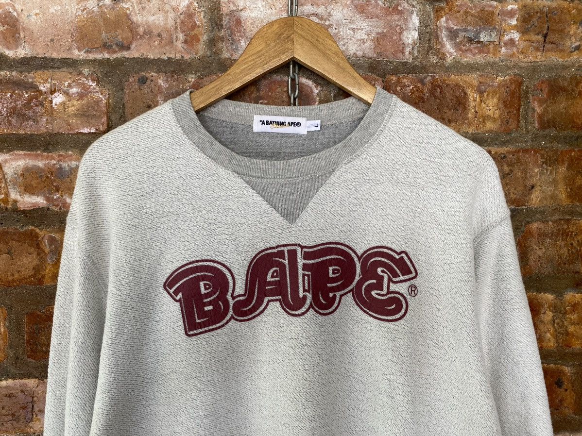 Bape 2008 Bape Loopwheeler inside out sweatshirt Size US L / EU 52-54 / 3 - 3 Thumbnail