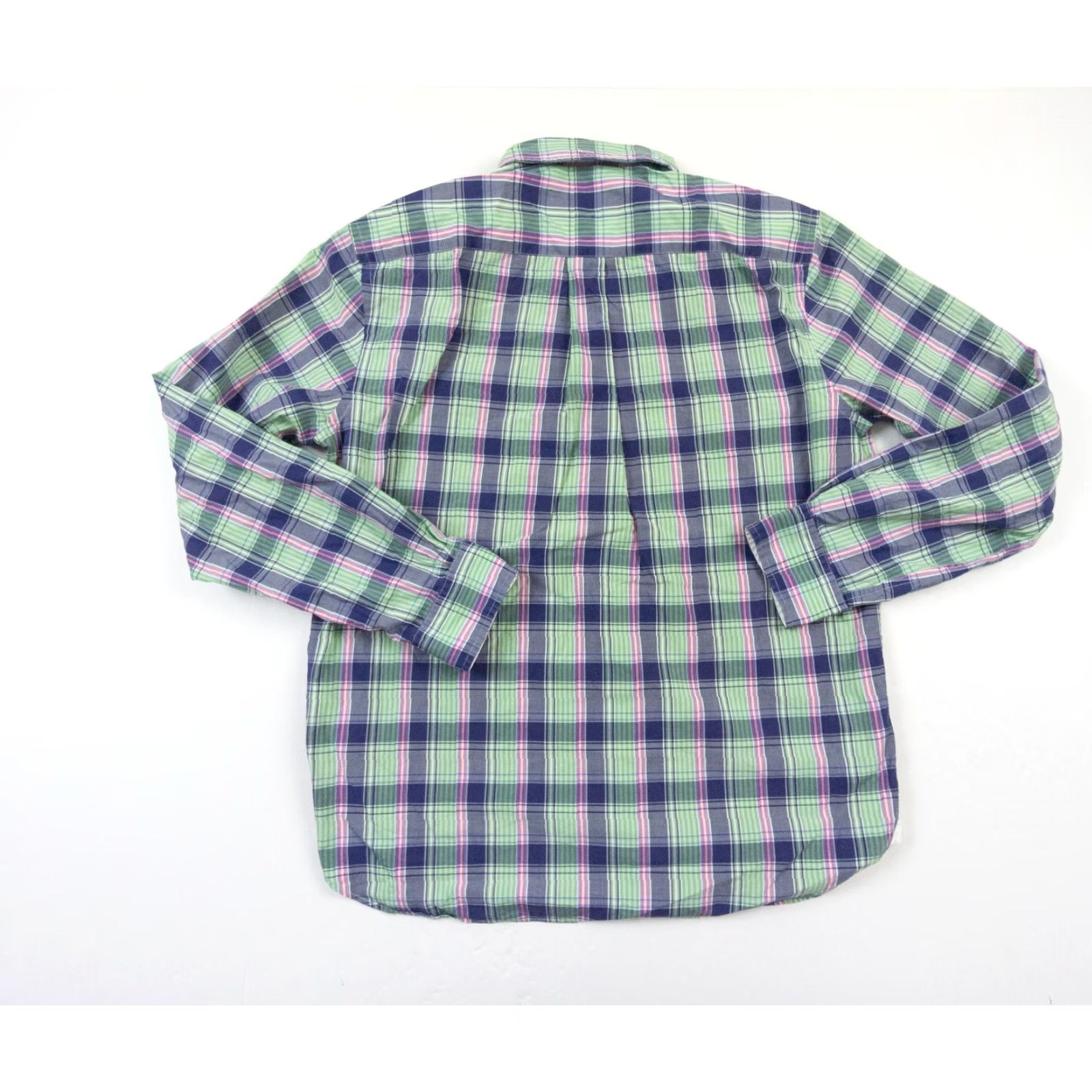 Brooks Brothers Brooks Brothers Green Check Plaid Button Down Shirt Mens Large Long Sleeve Preppy Size US L / EU 52-54 / 3 - 4 Thumbnail