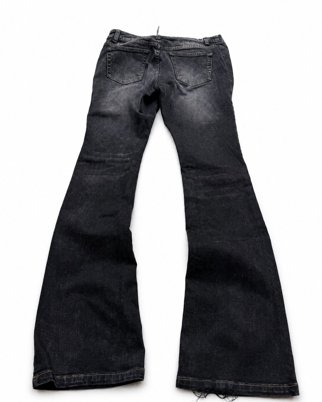 Japanese Brand Cute Georgia Love lace up flare jeans Size US 26 / EU 42 - 6 Thumbnail