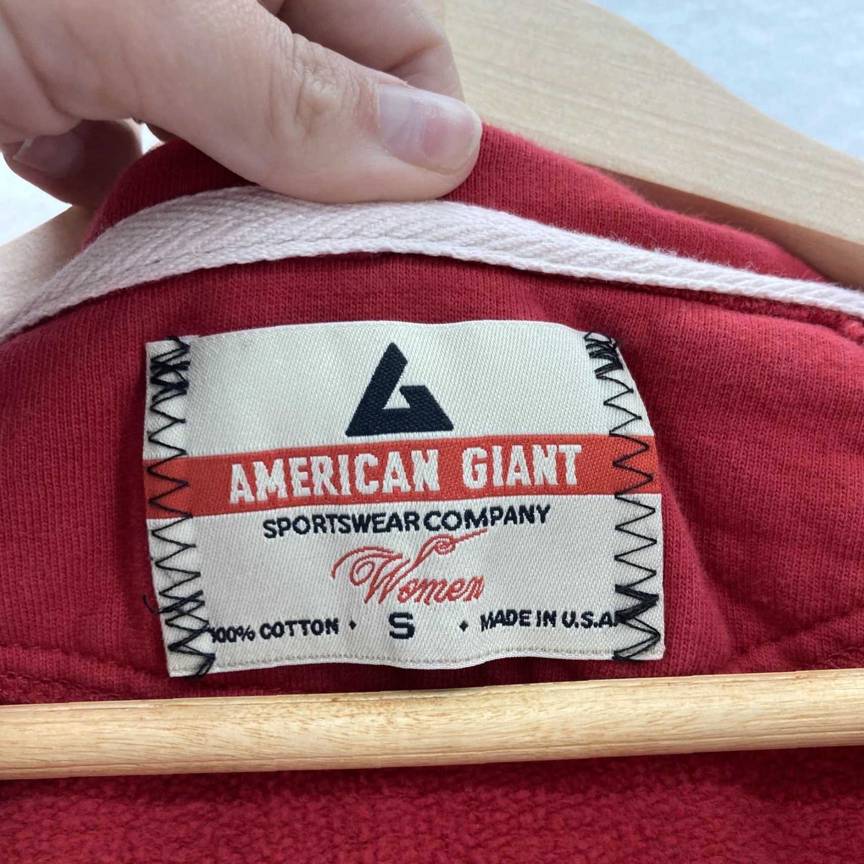 Vintage American Giant Hoodie Womens Small Full Zip Sweatshirt Jacket Travel Size S / US 4 / IT 40 - 4 Thumbnail