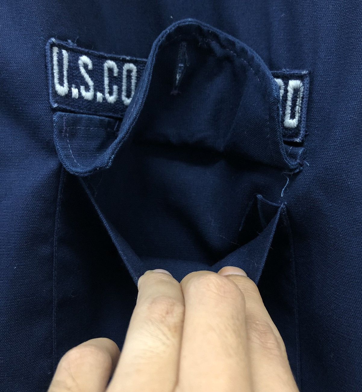Vintage Vintage U.S. Coast Guard Utility Shirt – Size Large Size US L / EU 52-54 / 3 - 7 Thumbnail