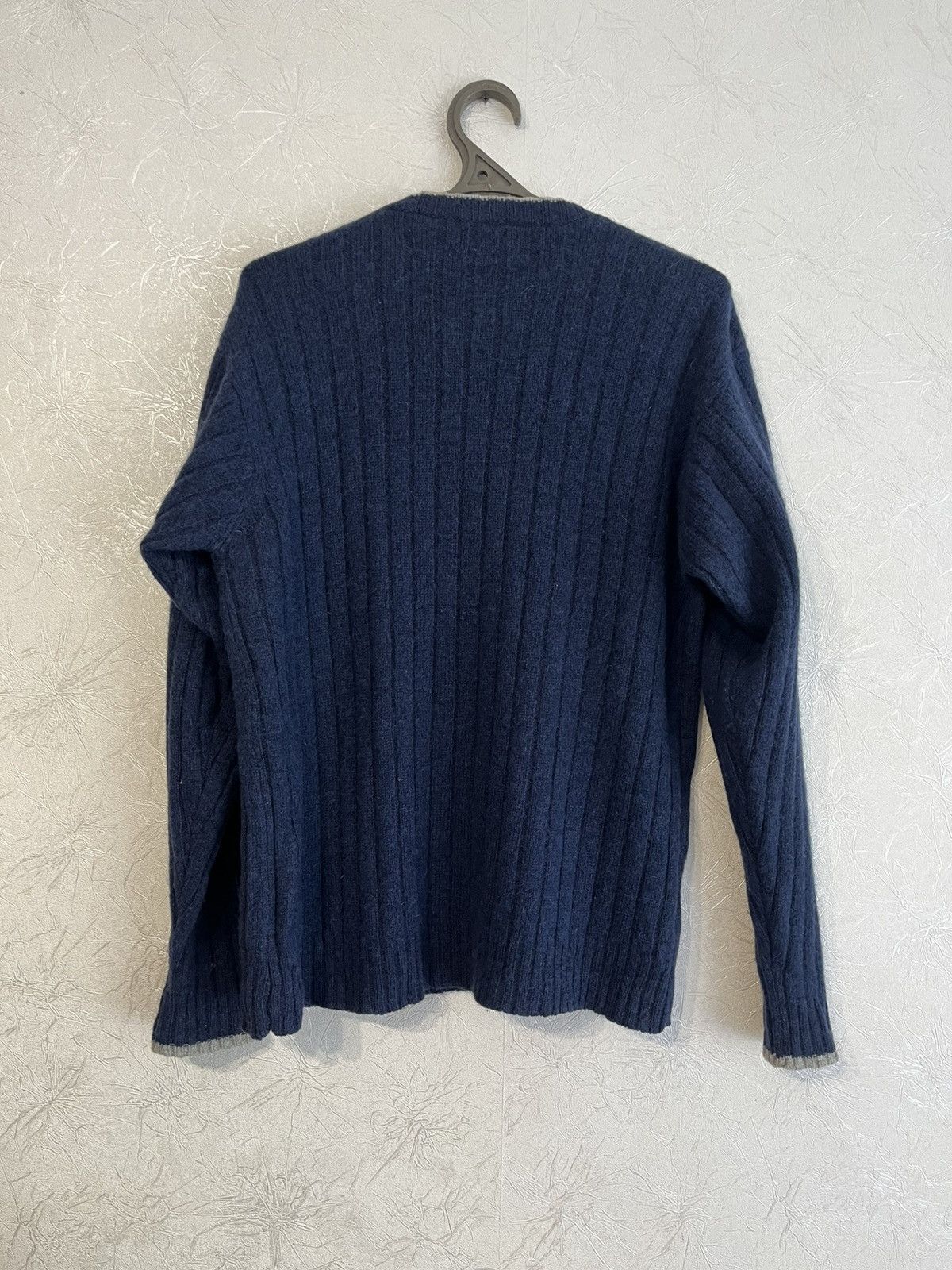 Fred Perry Vintage Fred Perry 100% Wool Navy Men Jumper Pullover Size M Size US M / EU 48-50 / 2 - 6 Thumbnail