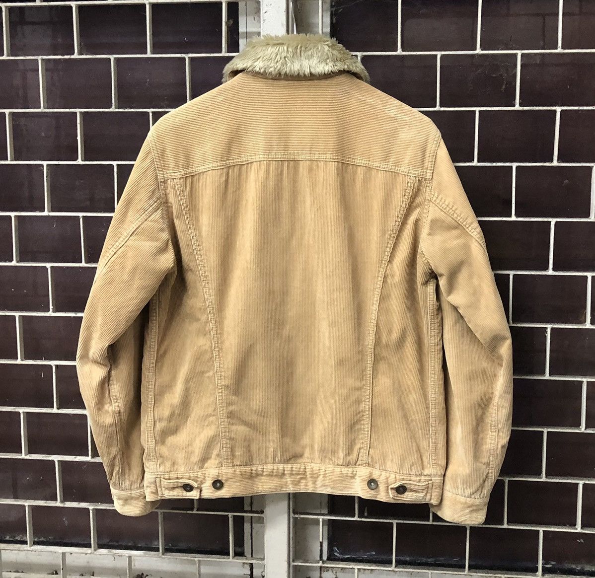 Uniqlo Vintage Uniqlo Corduroy Trucker Jacket Size US L / EU 52-54 / 3 - 10 Thumbnail