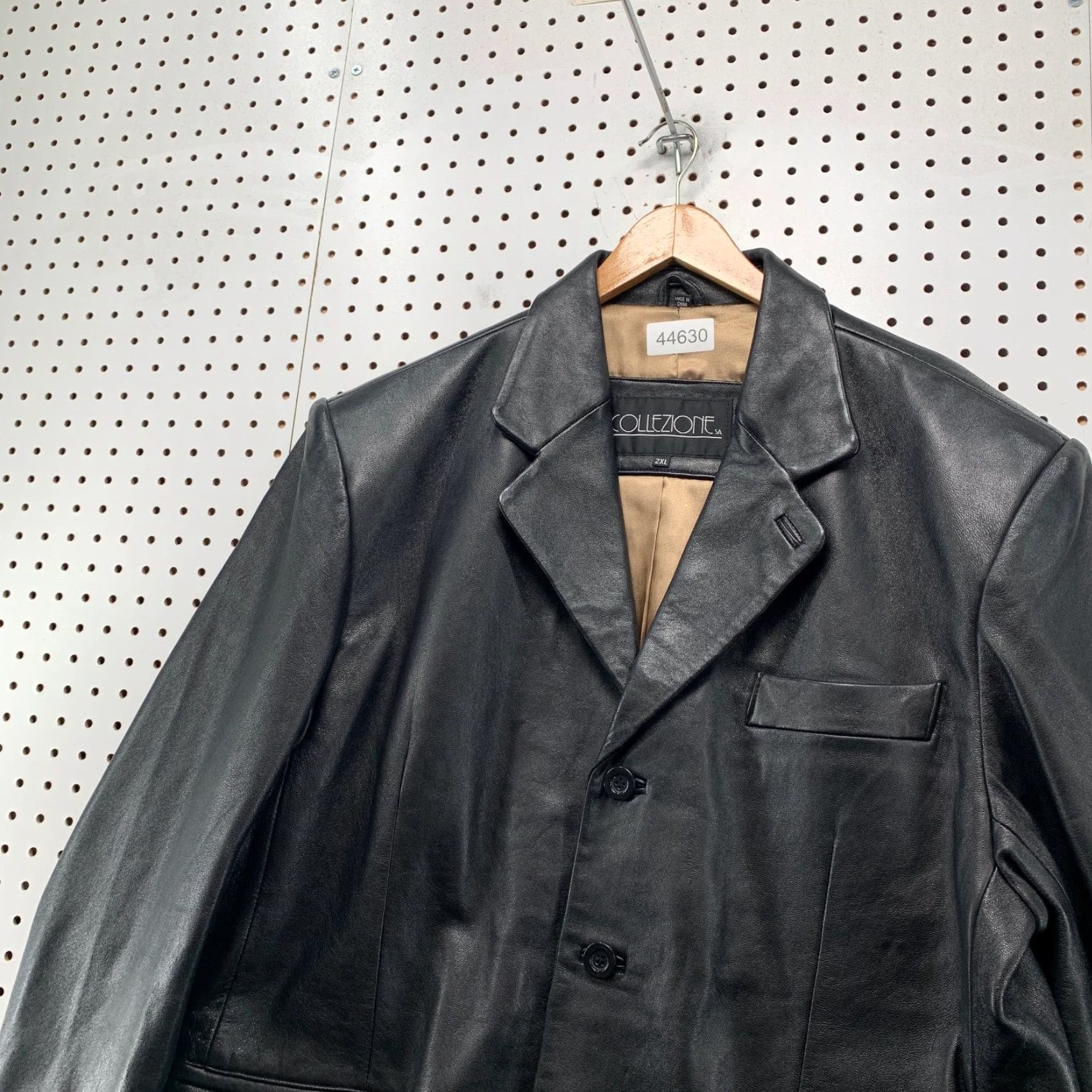 Vintage VINTAGE Collezione Leather Jacket Mens 2XL Black Super Natural Dean Winchester Jacket Men 2XL Black Collezione Leather Bomber Tv Decade 90s Mens Size US XXL / EU 58 / 5 - 7 Thumbnail