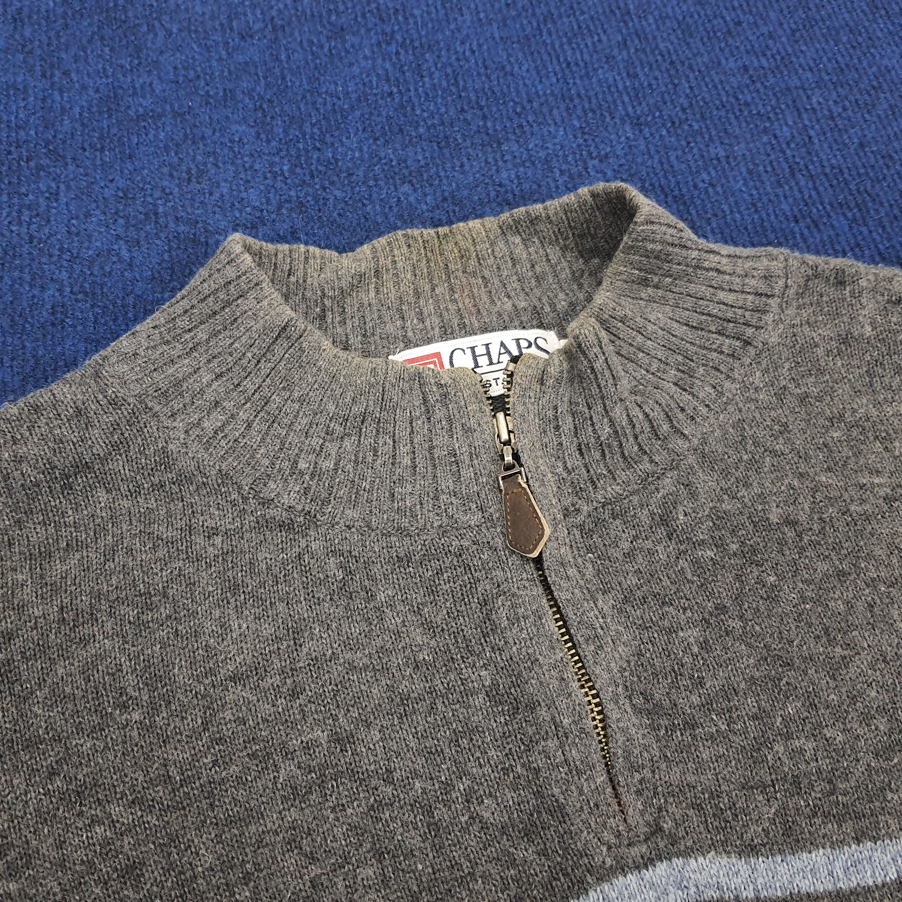 Chaps Ralph Lauren × Vintage Vintage Chaps Ralph Lauren Half Zipper Sweatshirt Size US XXL / EU 58 / 5 - 4 Thumbnail