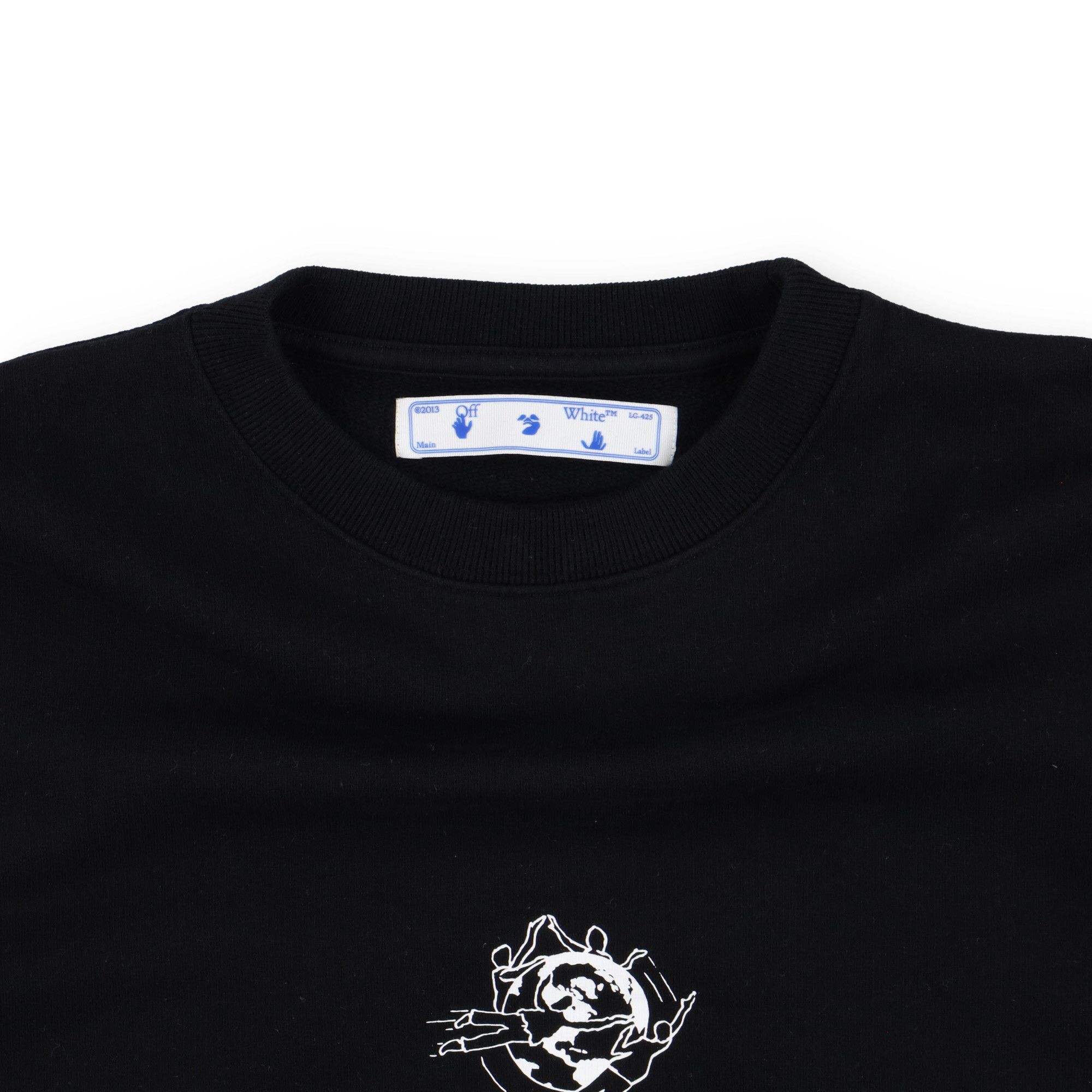 Off-White Black Embroidered Half Arrow Oversized Sweatshirt Size US M / EU 48-50 / 2 - 5 Thumbnail