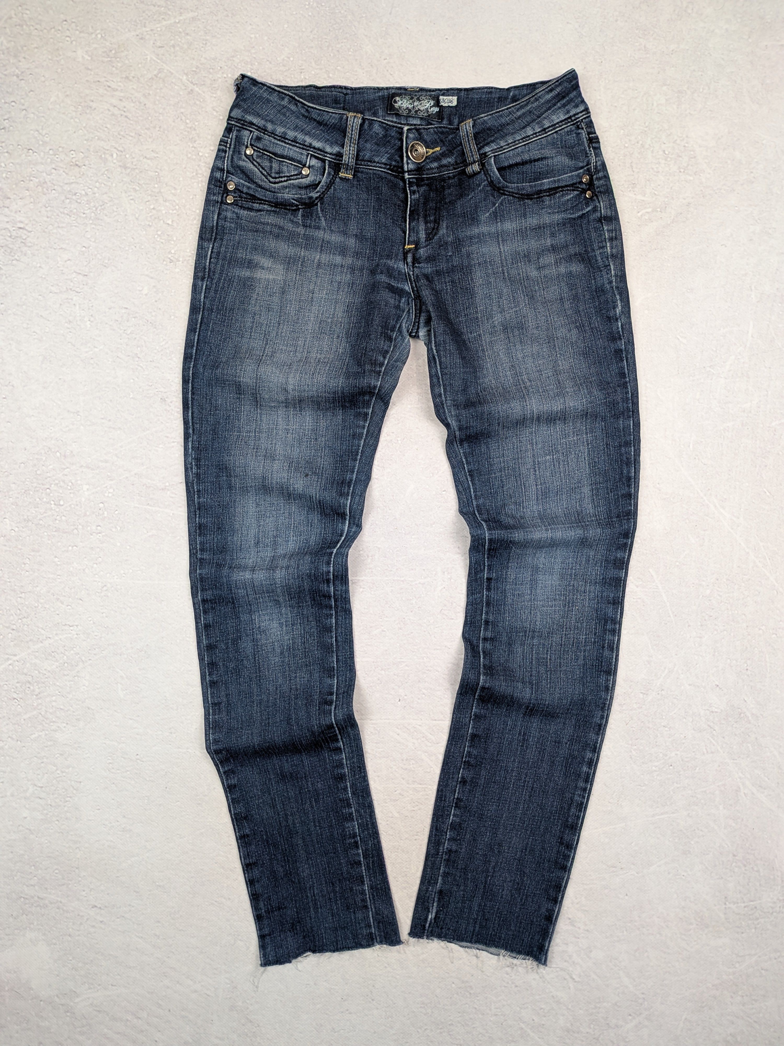 Other Blue Rags Low Rise Flared Jeans Y2K Vintage Denim Size 36 Size 26" / US 2 / IT 38 - 3 Thumbnail