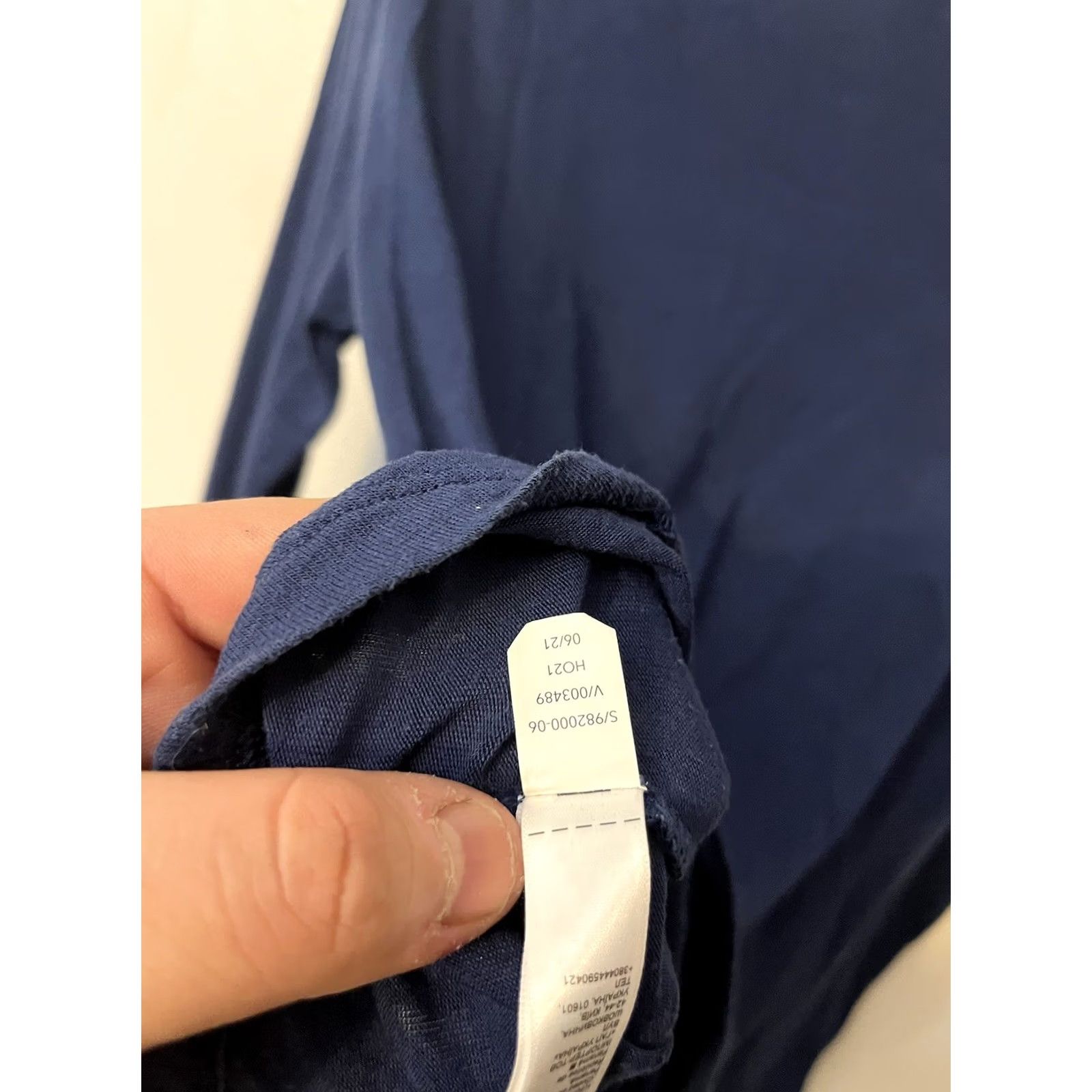 Athleta Athleta Cloudlight Stratus Shirt Top Blue XS Long Sleeves 982000 Size XS / US 0-2 / IT 36-38 - 4 Thumbnail