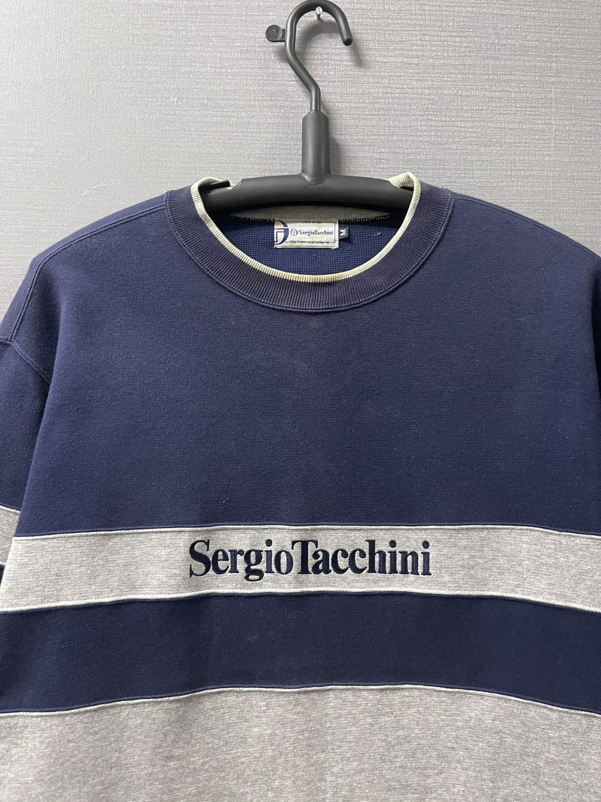 Sergio Tacchini Vintage Sergio Tacchini Sweater Size US M / EU 48-50 / 2 - 2 Thumbnail