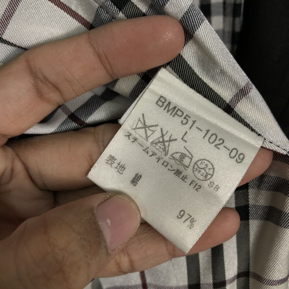 Burberry 🔥VINTAGE CHORE JACKET BURBERRY BLACK LABEL NOVA CHECK Size US L / EU 52-54 / 3 - 20 Thumbnail