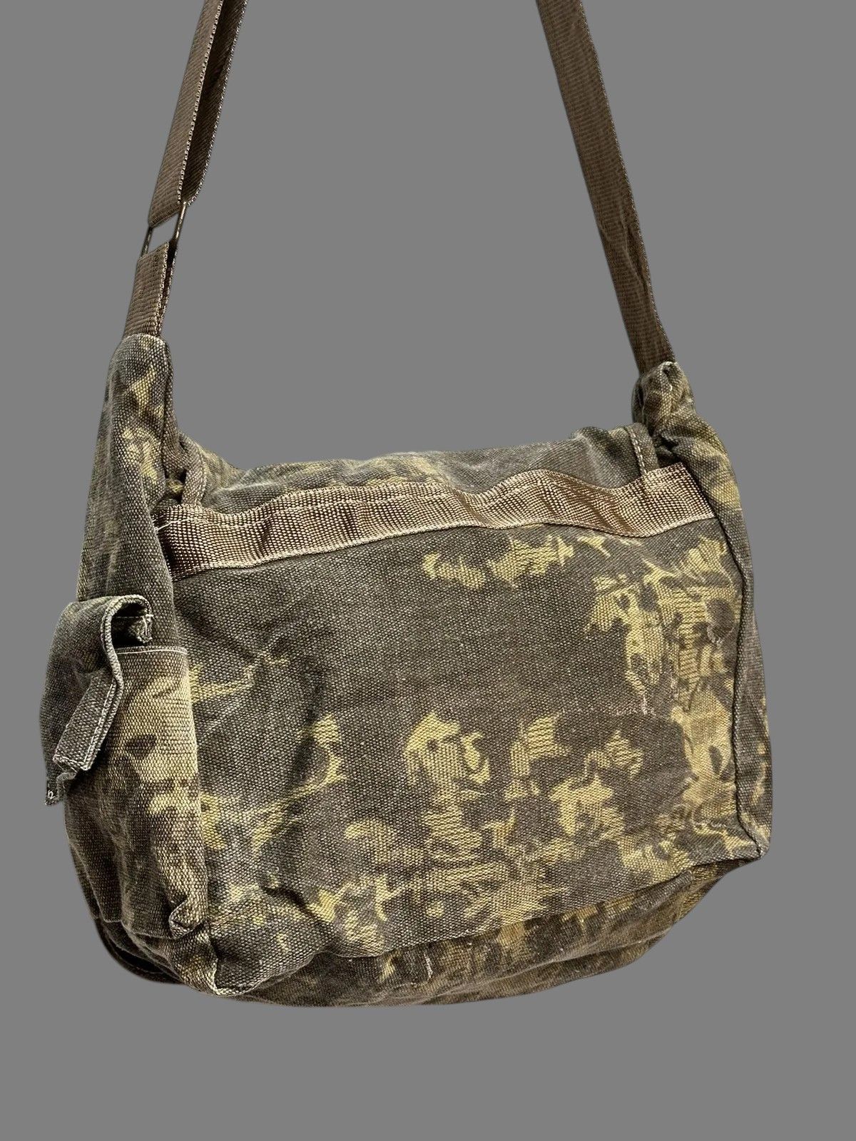 GOA Vintage Green Camo JinHaoDa Messenger Shoulder Bag Size ONE SIZE - 9 Thumbnail