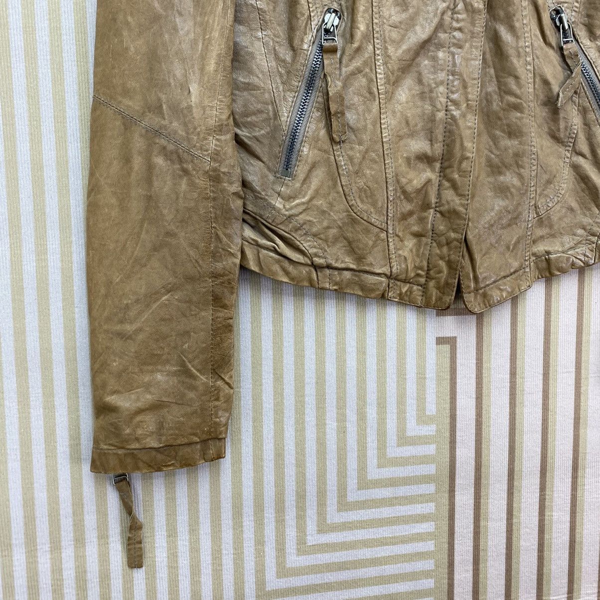 Japanese Brand 🫶Vintage Lamb Leather Biker Jacket Size M / US 6-8 / IT 42-44 - 5 Thumbnail