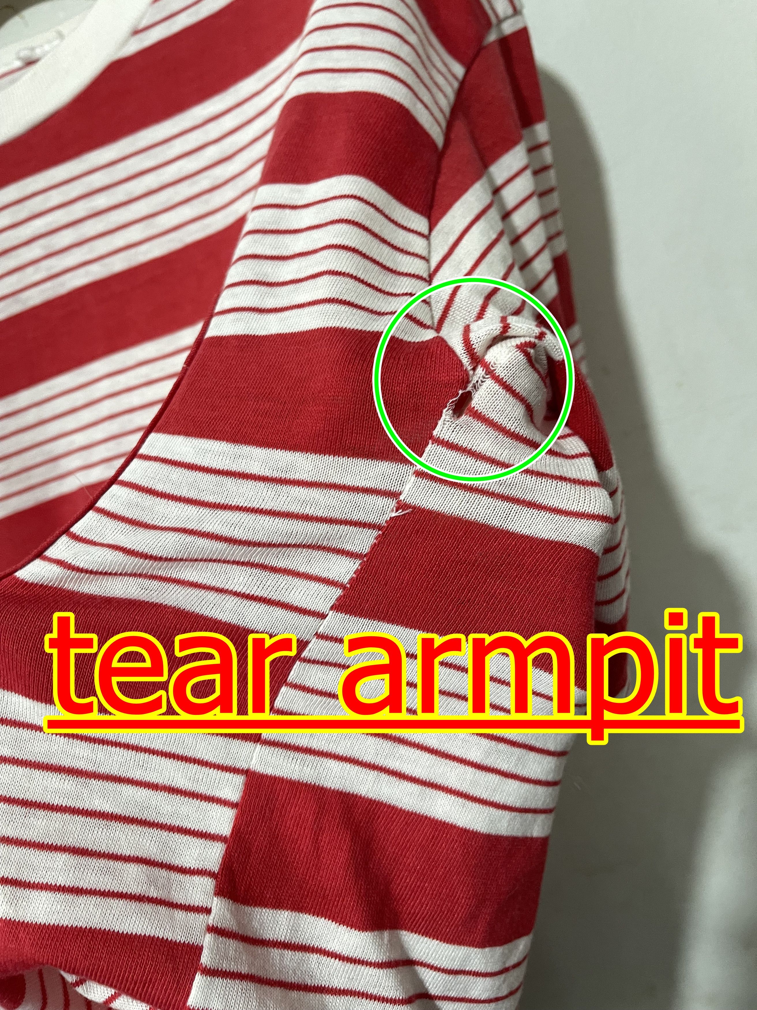 Vintage Vintage 80s Striped Pocket Tee Size US M / EU 48-50 / 2 - 6 Thumbnail