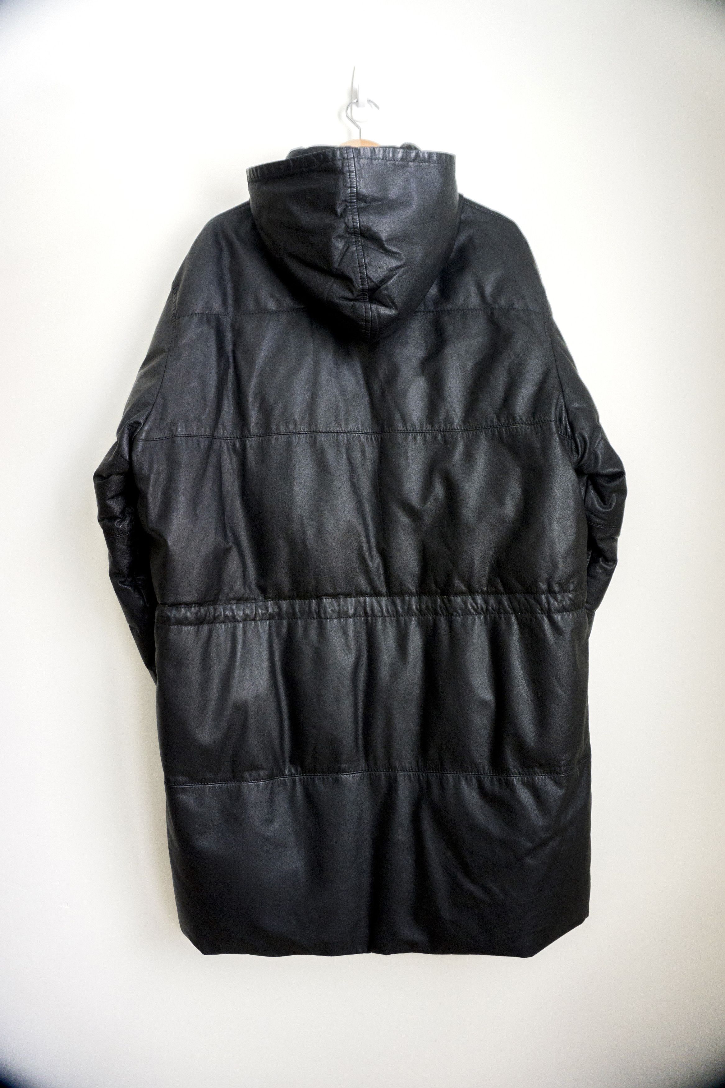 Yohji Yamamoto FW92 Leather Goose Down Coat Size US M / EU 48-50 / 2 - 4 Thumbnail