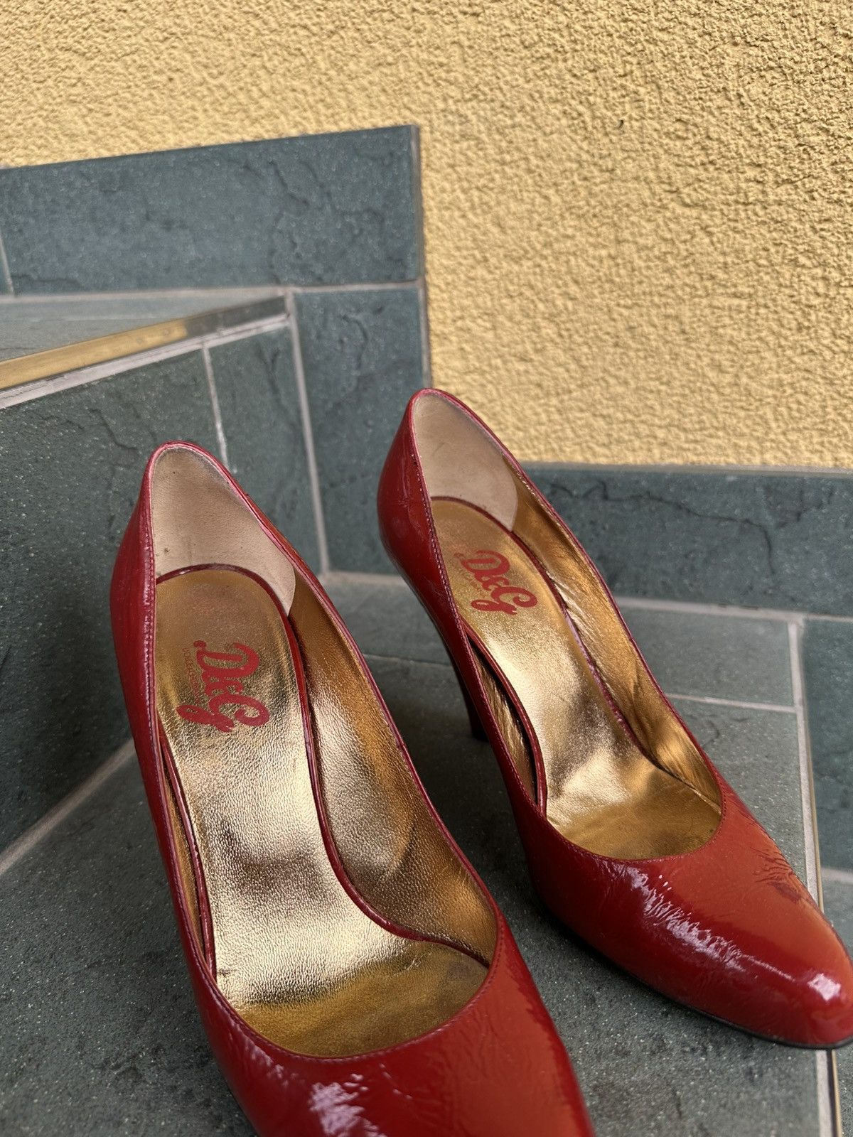 Dolce & Gabbana Dolce Gabbana Vintage Heels Luxury Shoes DG 36 Made In Italy Size US 6 / IT 36 - 11 Thumbnail