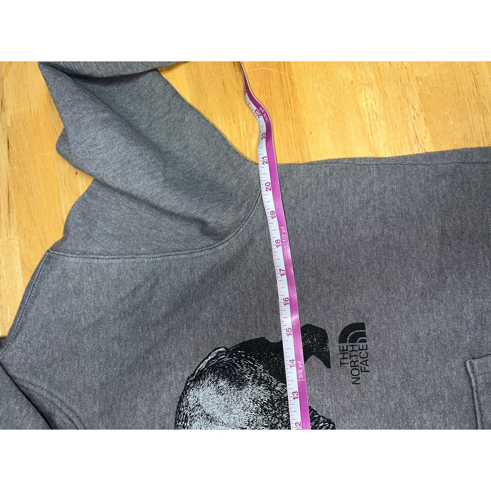 Vintage The North Face Bear Hoodie Grizzly Gray TNF Mens Small Size US S / EU 44-46 / 1 - 8 Thumbnail