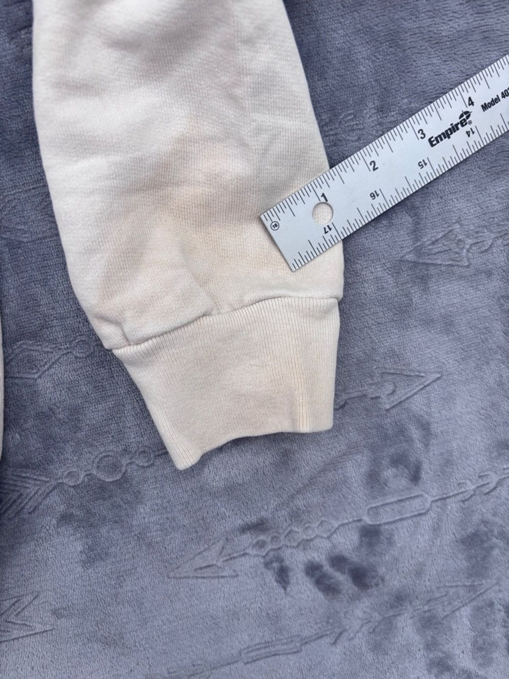 Talentless Men's Talentless LA, quarantine club Hoodie M Beige & Navy Size US L / EU 52-54 / 3 - 3 Thumbnail