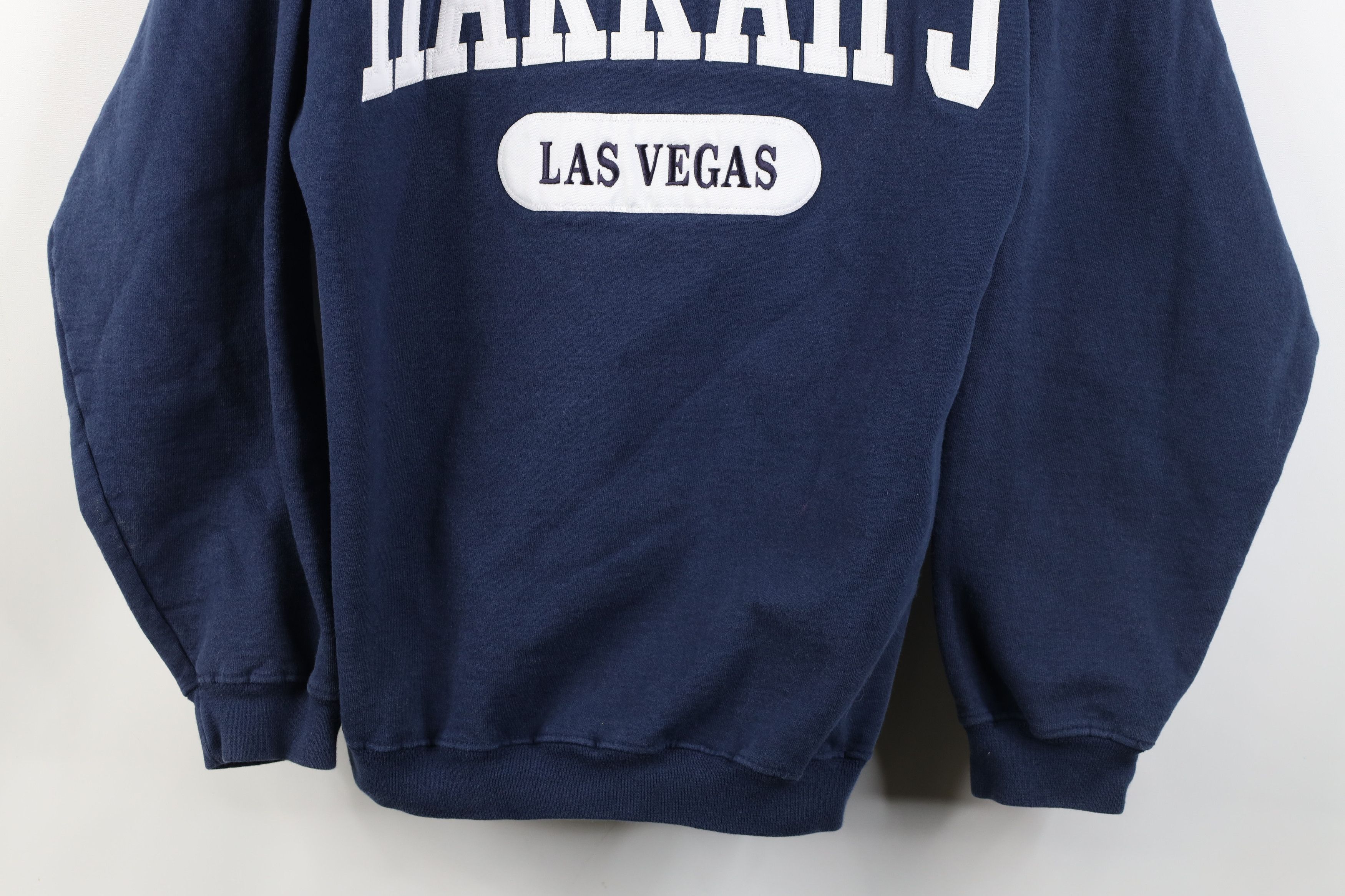 Vintage Vintage 90s Harrahs Las Vegas Casino Sweatshirt Blue USA Size US M / EU 48-50 / 2 - 3 Thumbnail