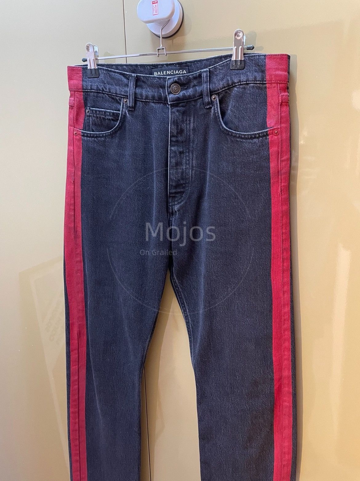 Balenciaga Balenciaga 17AW Stripe Denim-2508 Size US 28 / EU 44 - 3 Thumbnail