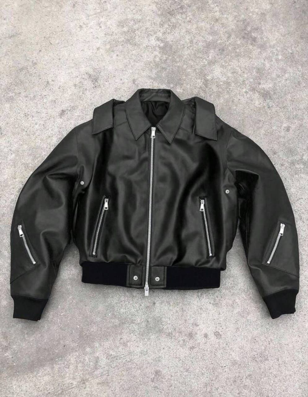 Other Black Zip-Up Bomber Jacket – Utility Style 🖤🔥 Size US L / EU 52-54 / 3 - 1 Thumbnail