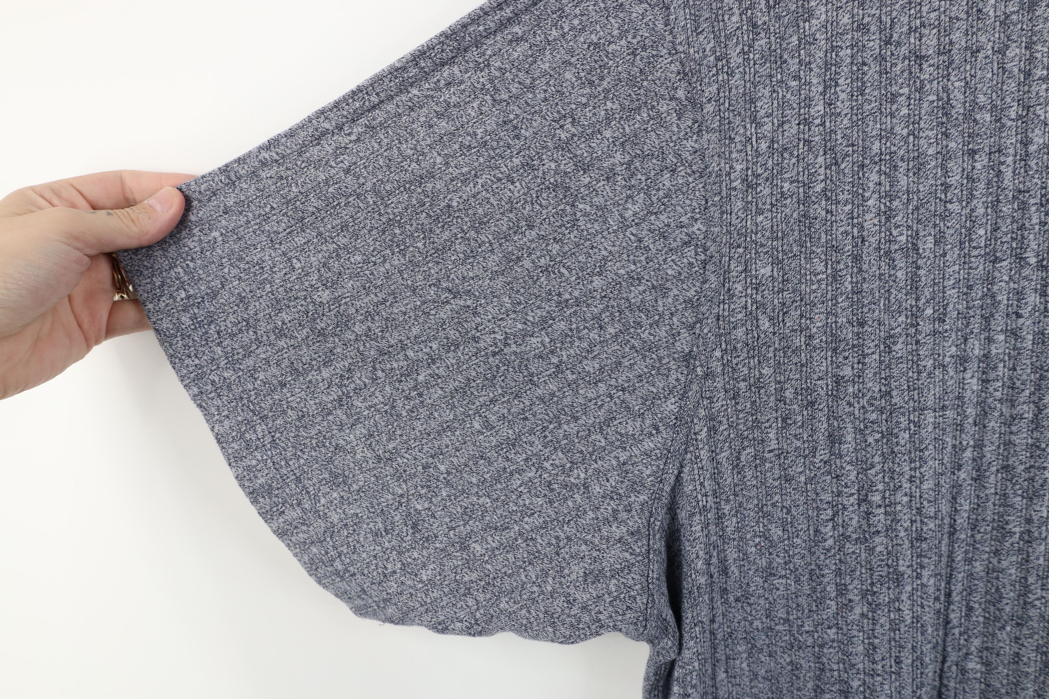 Vintage Vintage 90s Streetwear Fit Ribbed Knit Short Sleeve T-Shirt Size US XL / EU 56 / 4 - 6 Thumbnail