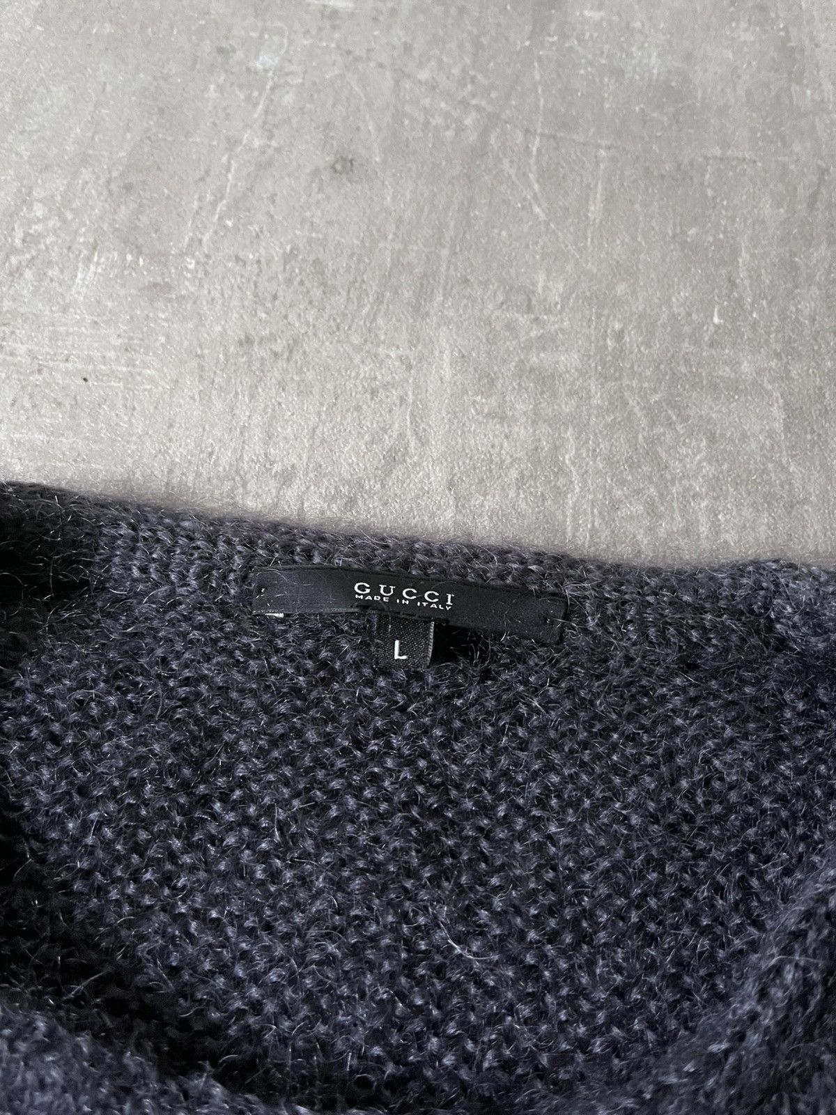 Gucci Gucci F/W 2011 Mohair Silk blend fuzzy sweater Size US L / EU 52-54 / 3 - 7 Thumbnail