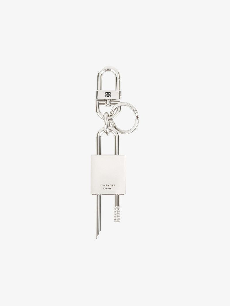 Givenchy o1n1vont0326 Size:OS/Padlock Keyring in Silver Size ONE SIZE - 2 Thumbnail