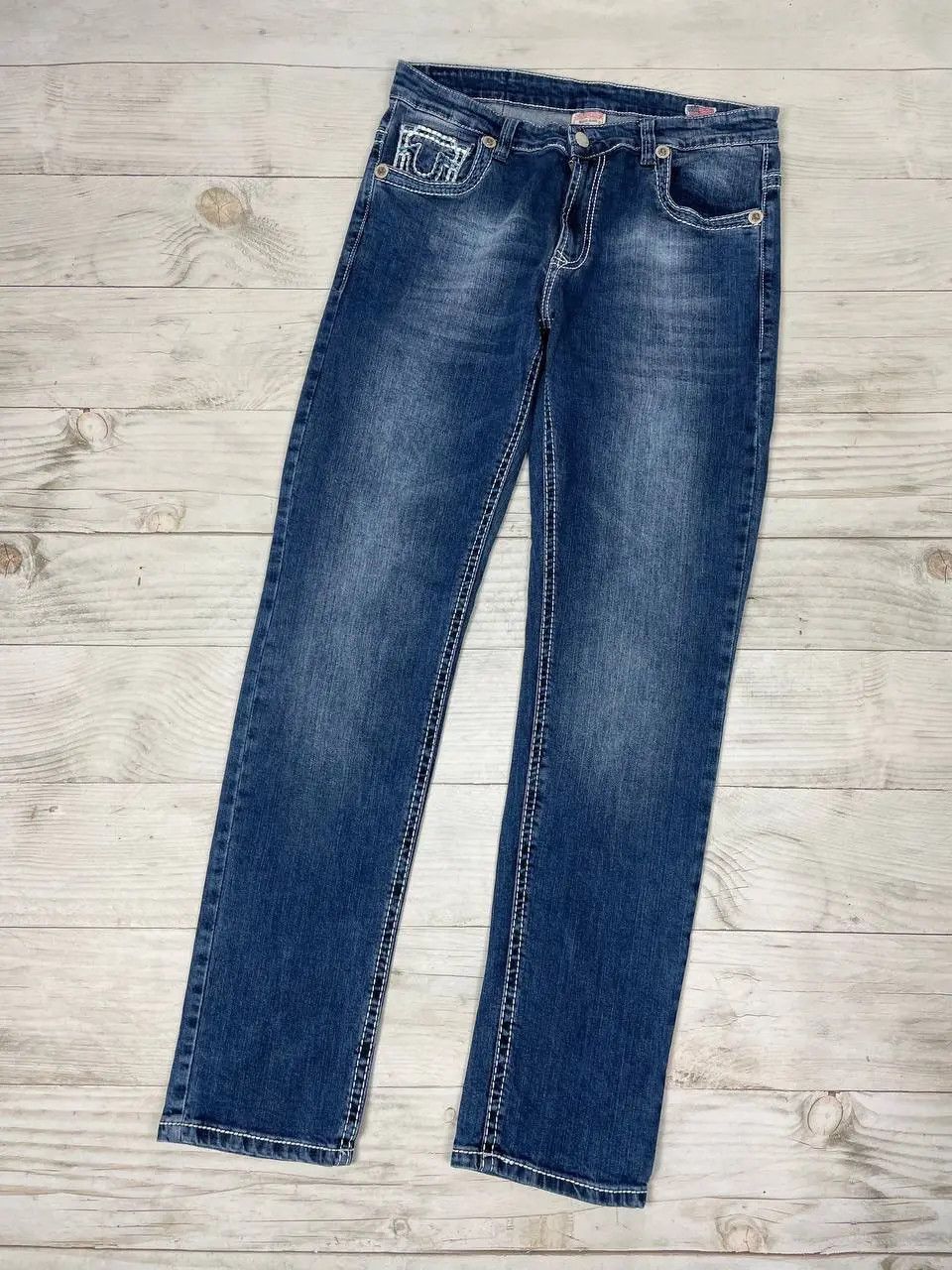 True Religion Vintage True Religion Ricky Super T Denim Jeans Japan Size US 36 / EU 52 - 2 Thumbnail