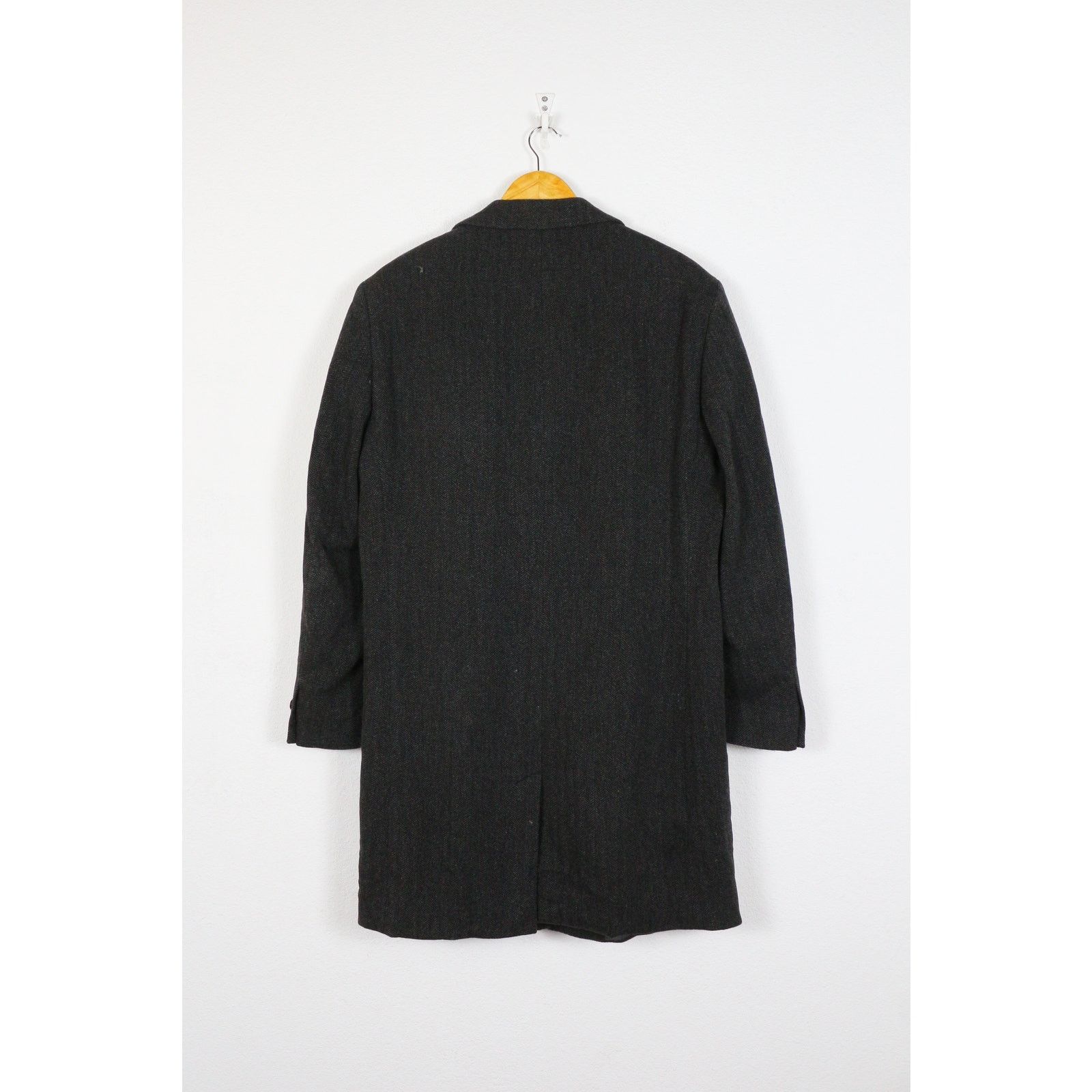 Hugo Boss Vintage Hugo Boss Herringbone Knit Wool Coat 90s Size US M / EU 48-50 / 2 - 8 Thumbnail
