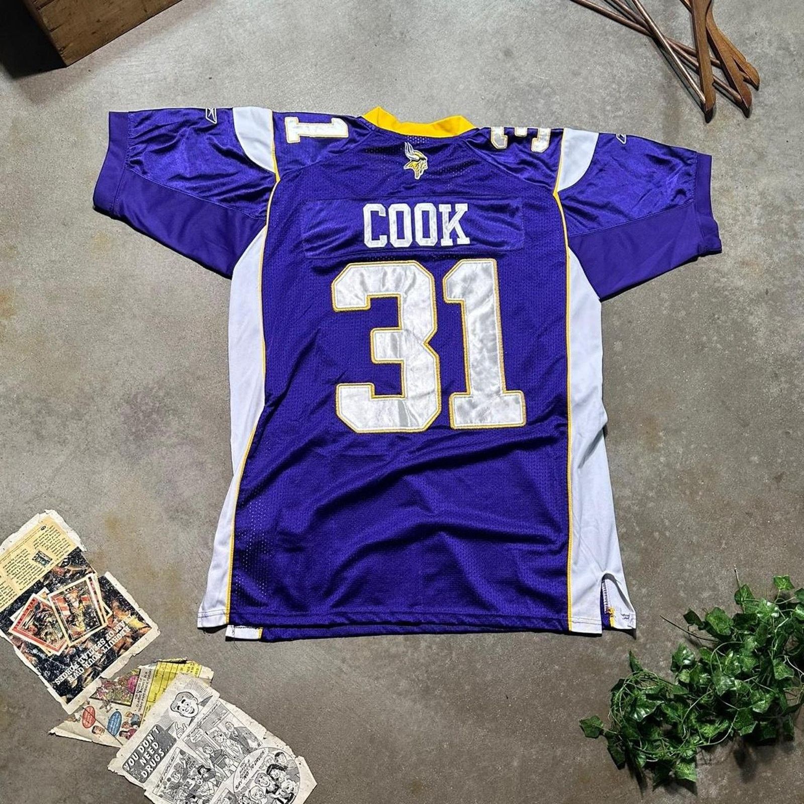 Reebok Reebok Minnesota Vikings NFL Jersey Football Chris Cook Size US XL / EU 56 / 4 - 2 Thumbnail