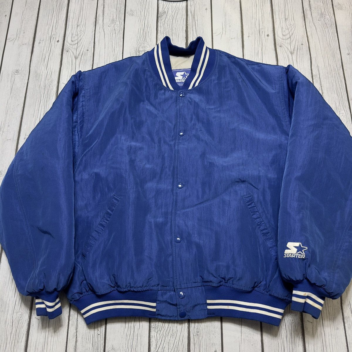 Starter Vintage Starter All County Basketball bomber jacket Size US XL / EU 56 / 4 - 2 Thumbnail