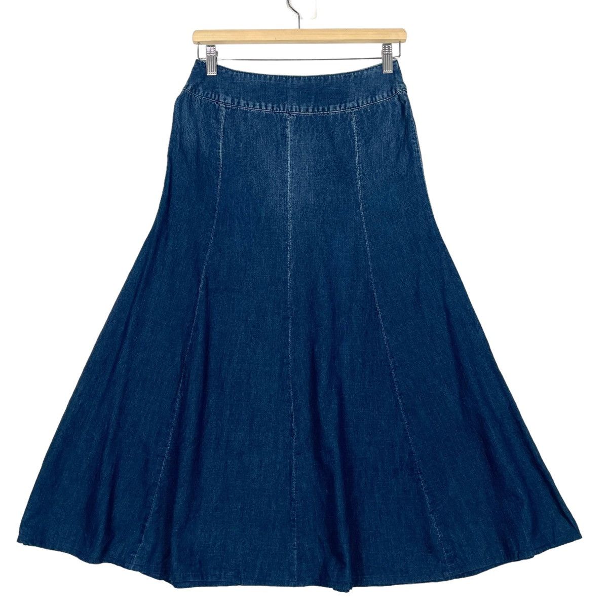 45rpm × Japanese Brand × Kapital 💥45 RPM DENIM TIERED SKIRT JEANS Size 27" / US 4 / IT 40 - 1 Thumbnail