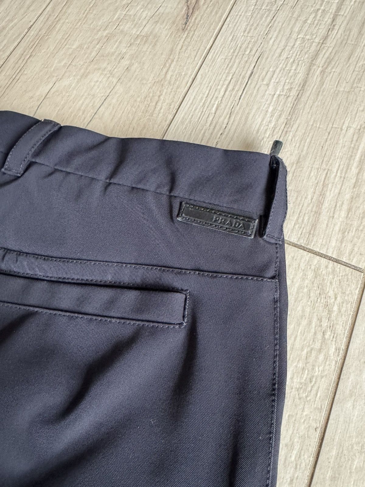 Prada Archive Prada Black Tab Logo Casual Pants Size US 36 / EU 52 - 9 Thumbnail