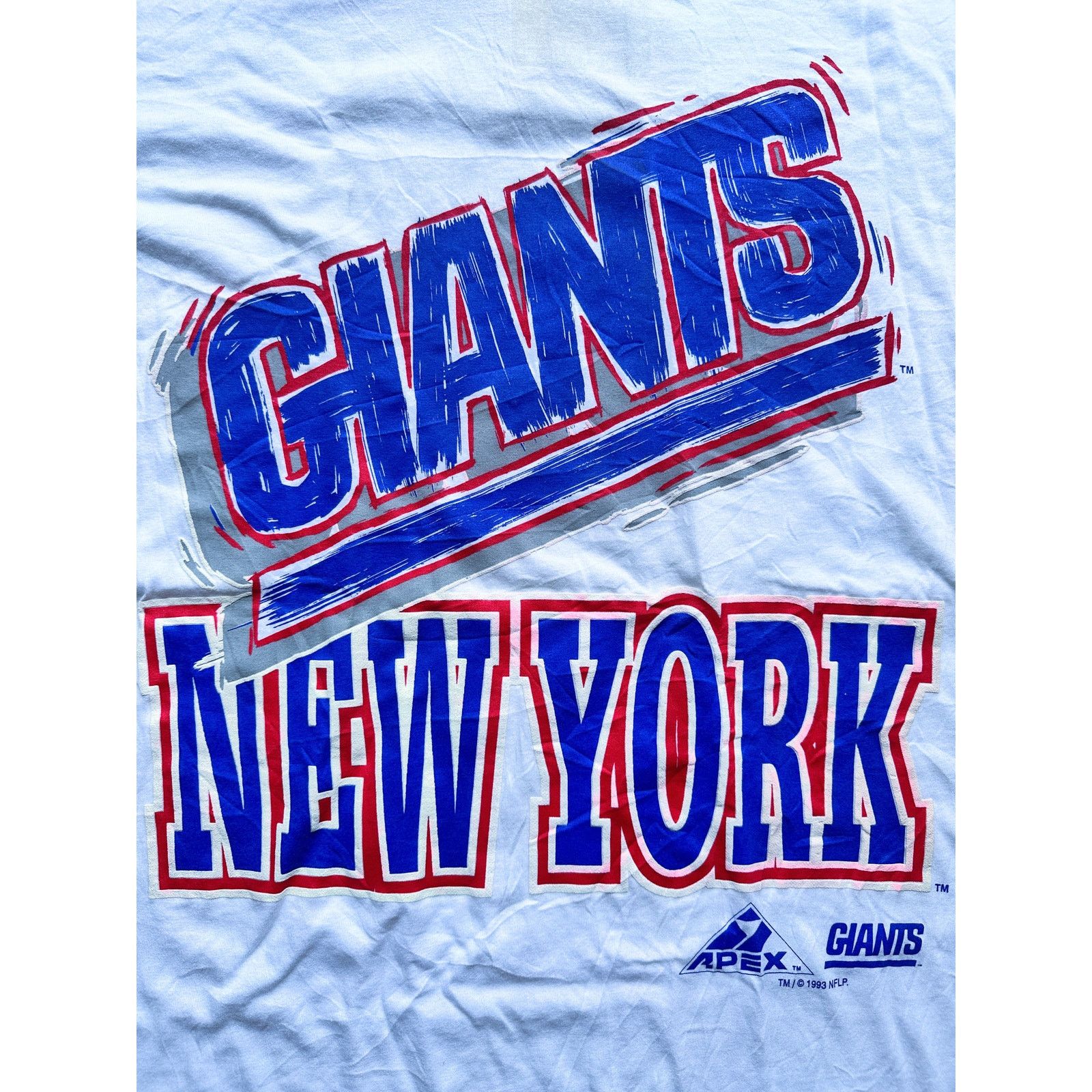 NFL × Starter NEW York Giants 90s APEX T-shirt Single-Stitch L vintage Size US L / EU 52-54 / 3 - 2 Thumbnail