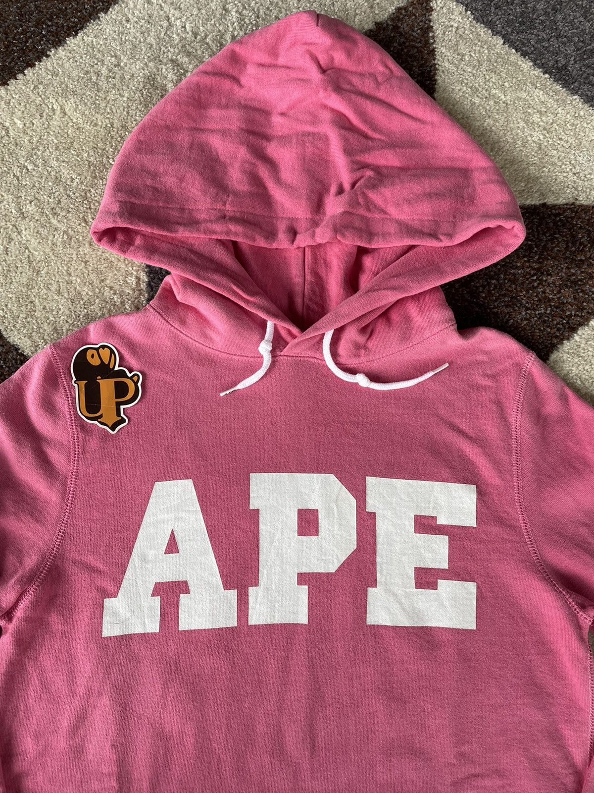 Bape Bape APE Logo Pullover Hoodie Size XS / US 0-2 / IT 36-38 - 3 Thumbnail